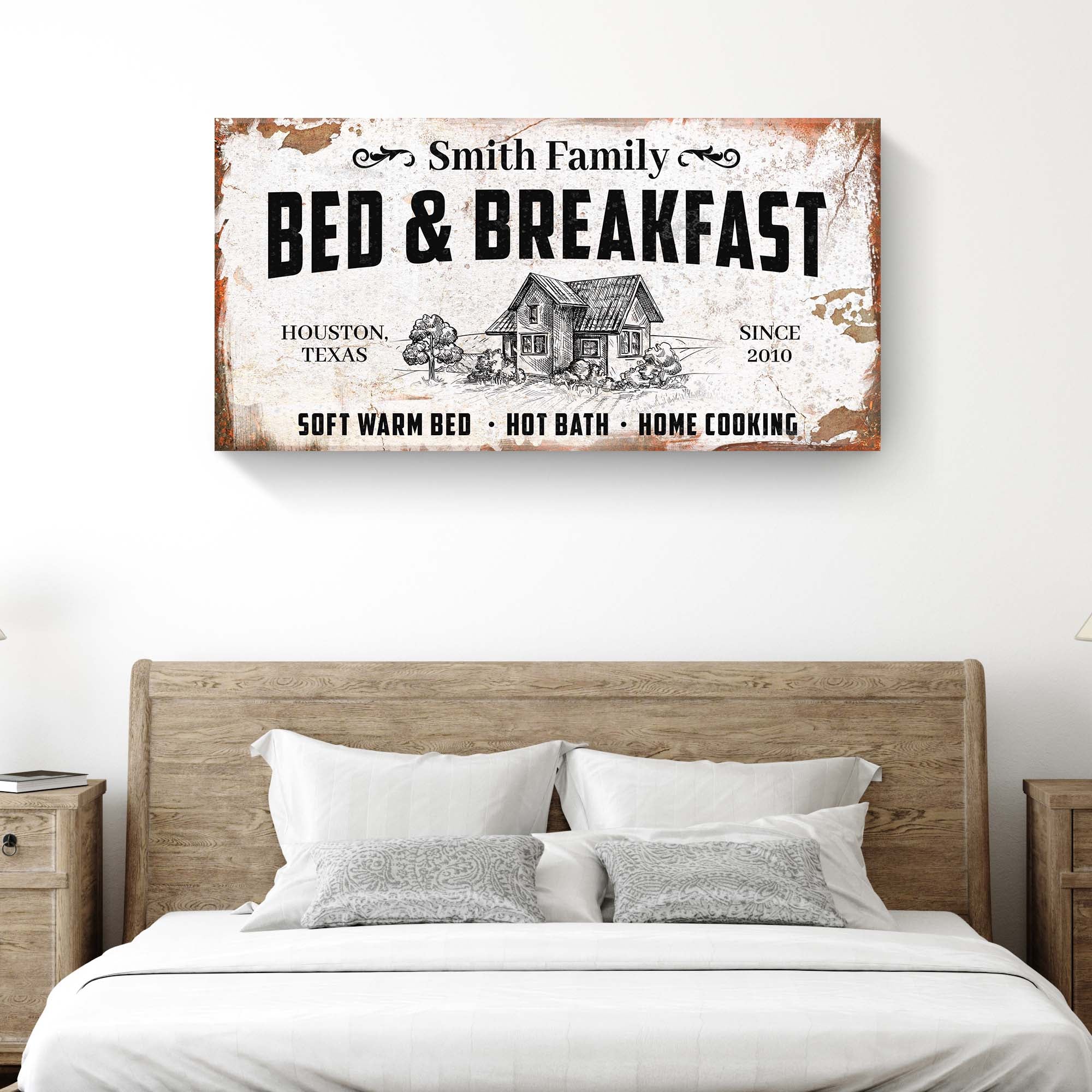 Bed and Breakfast Sign on sale at MyriadMart