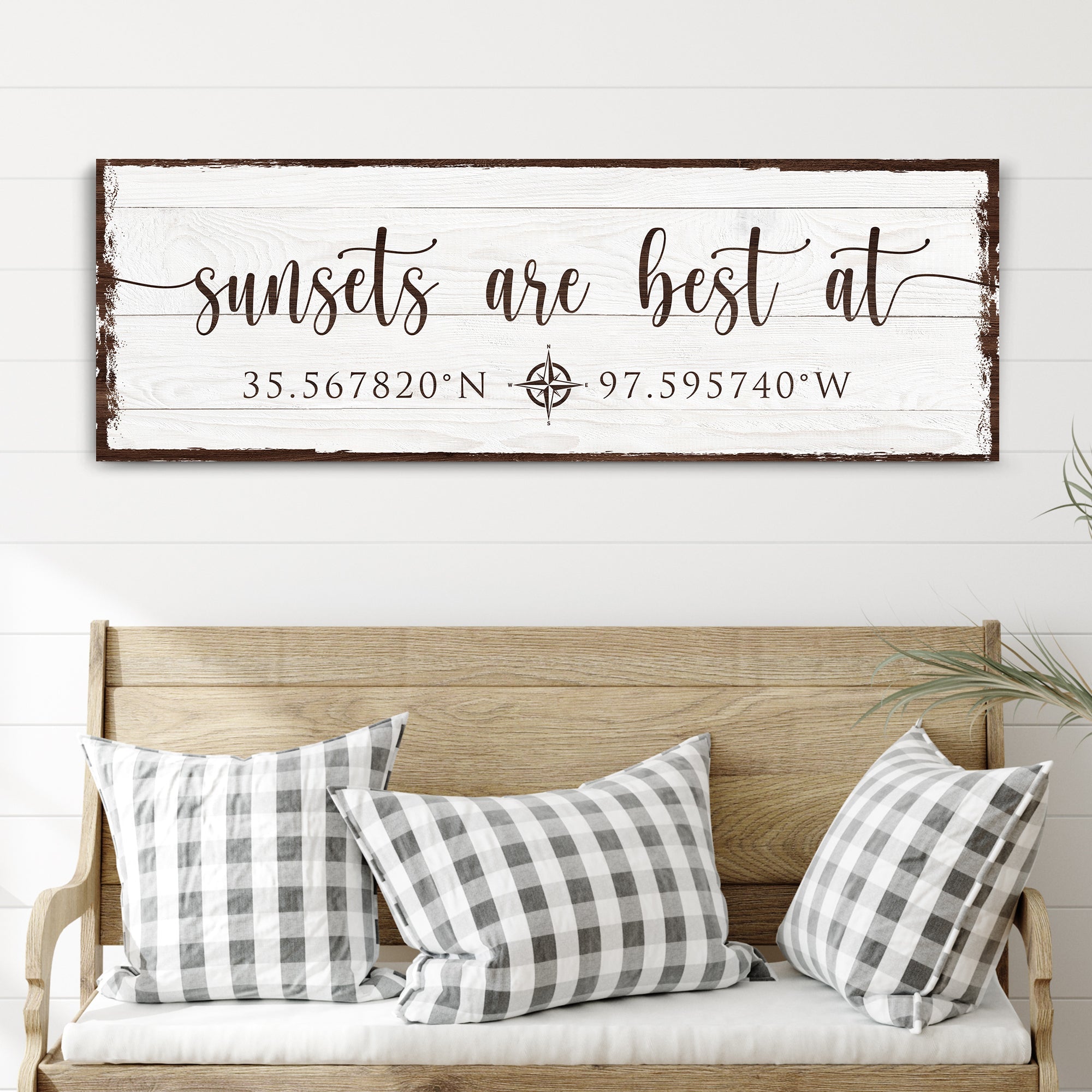 Sunsets Are Best At Coordinates Sign on sale at MyriadMart