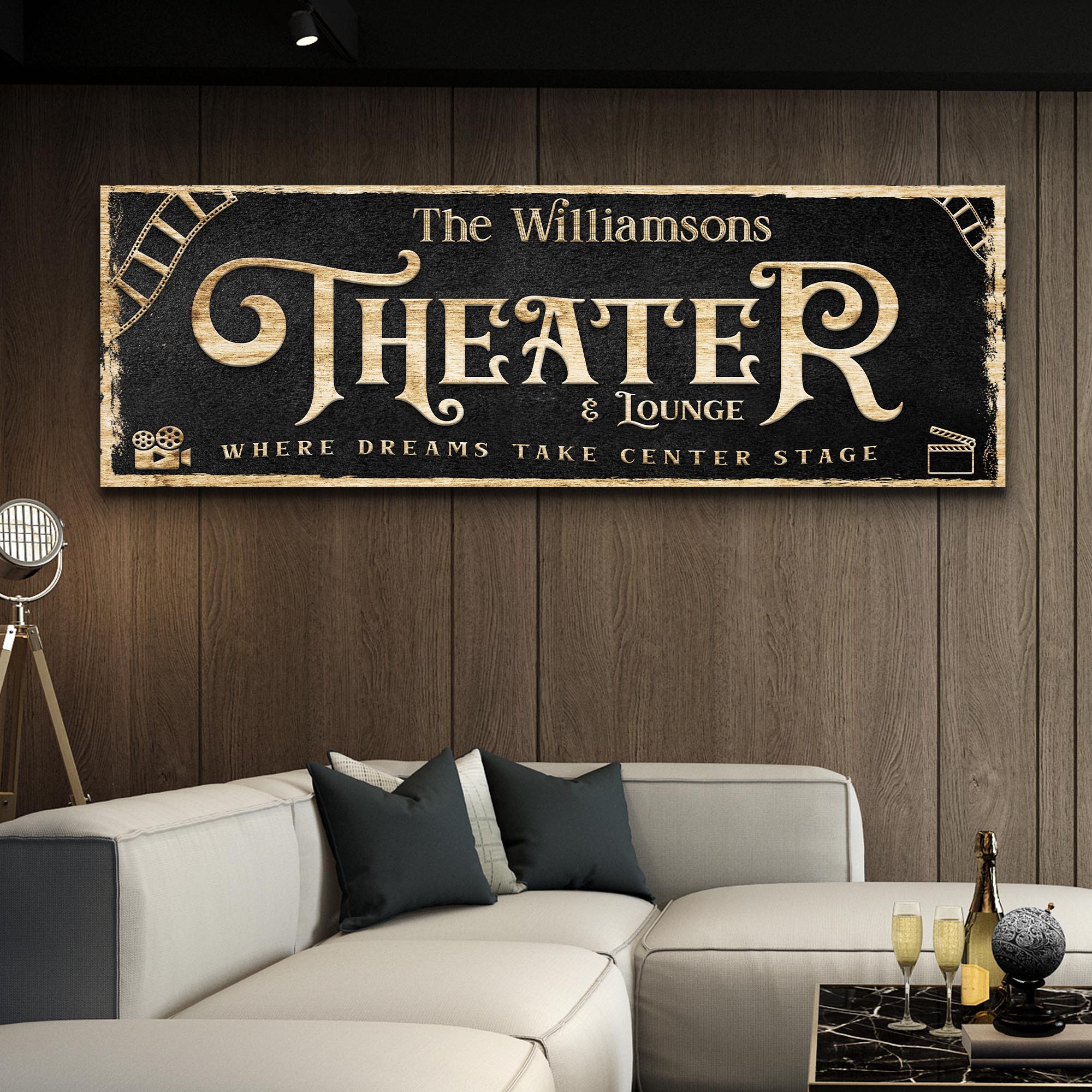 Theater Sign VI on sale at MyriadMart