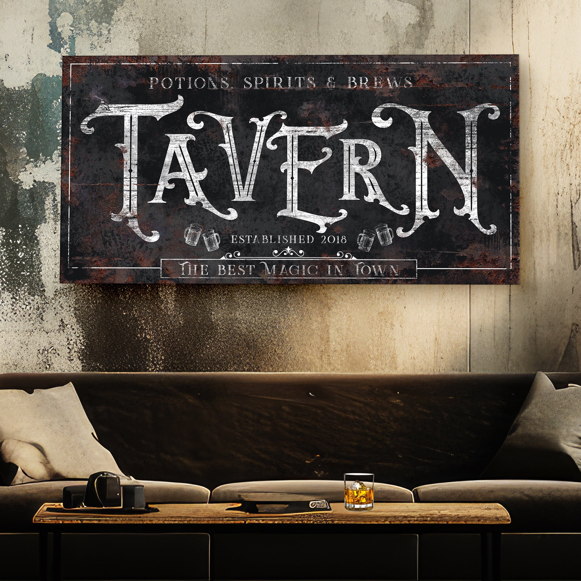 Potions, Spirits & Brews Tavern Halloween Sign II on sale at MyriadMart