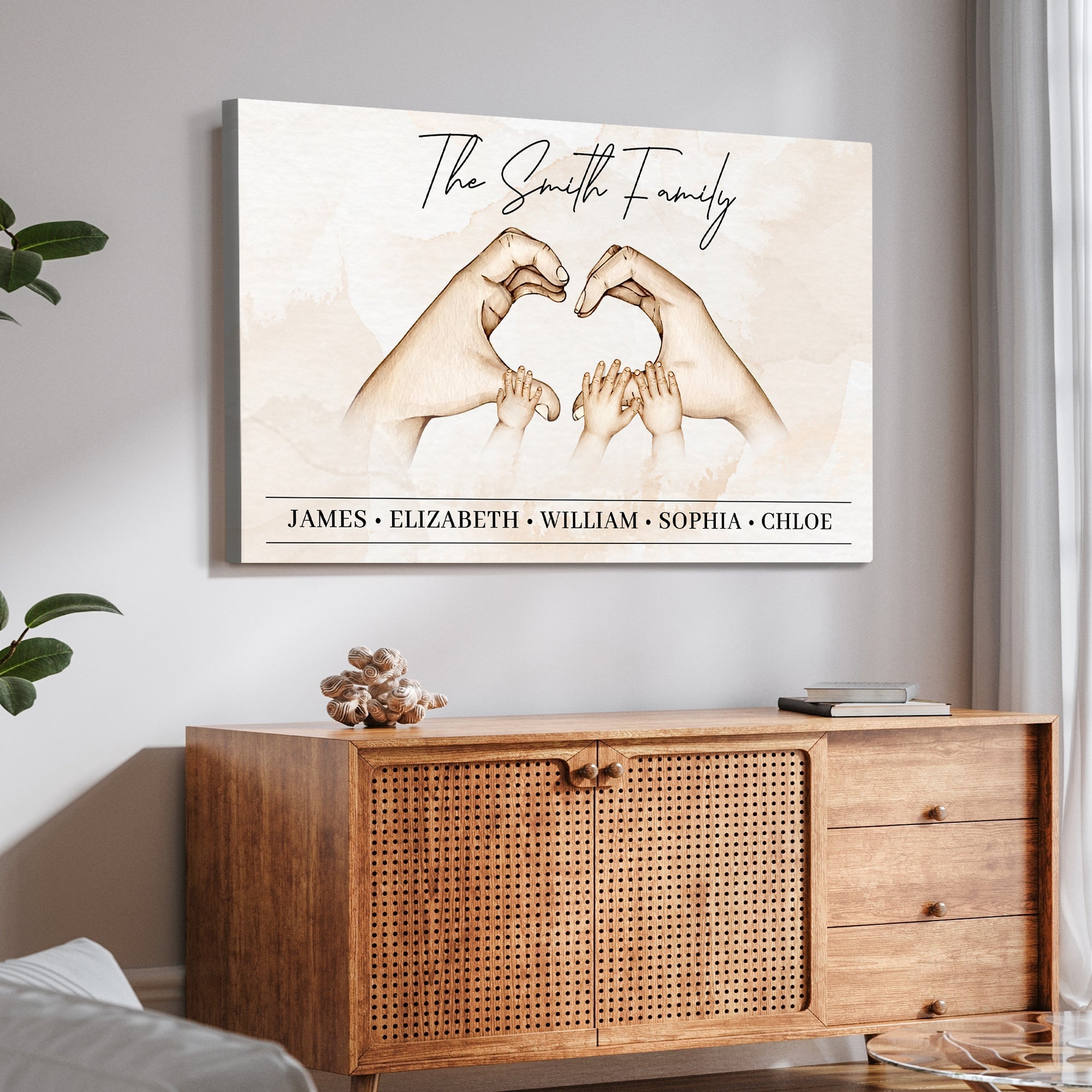 Mother's Day Sign Family Heart on sale at MyriadMart