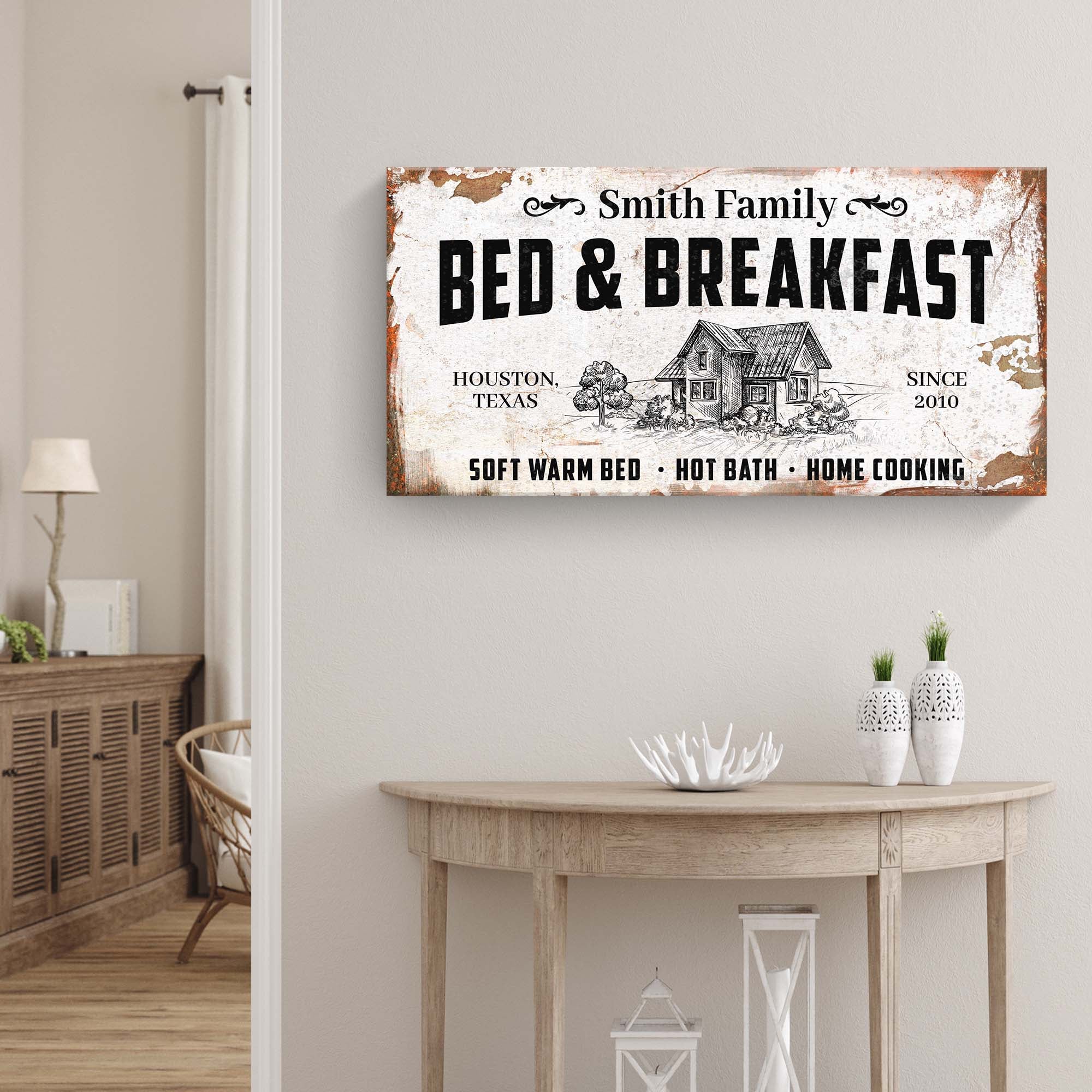 Bed and Breakfast Sign on sale at MyriadMart