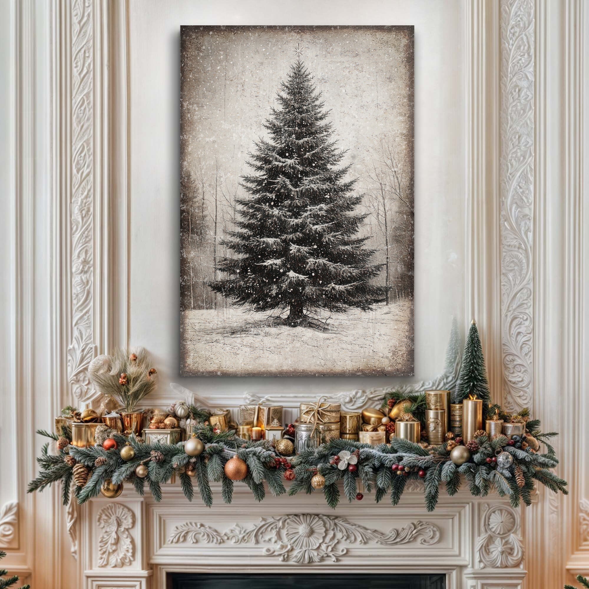 Vintage Christmas Tree Wall Art III on sale at MyriadMart