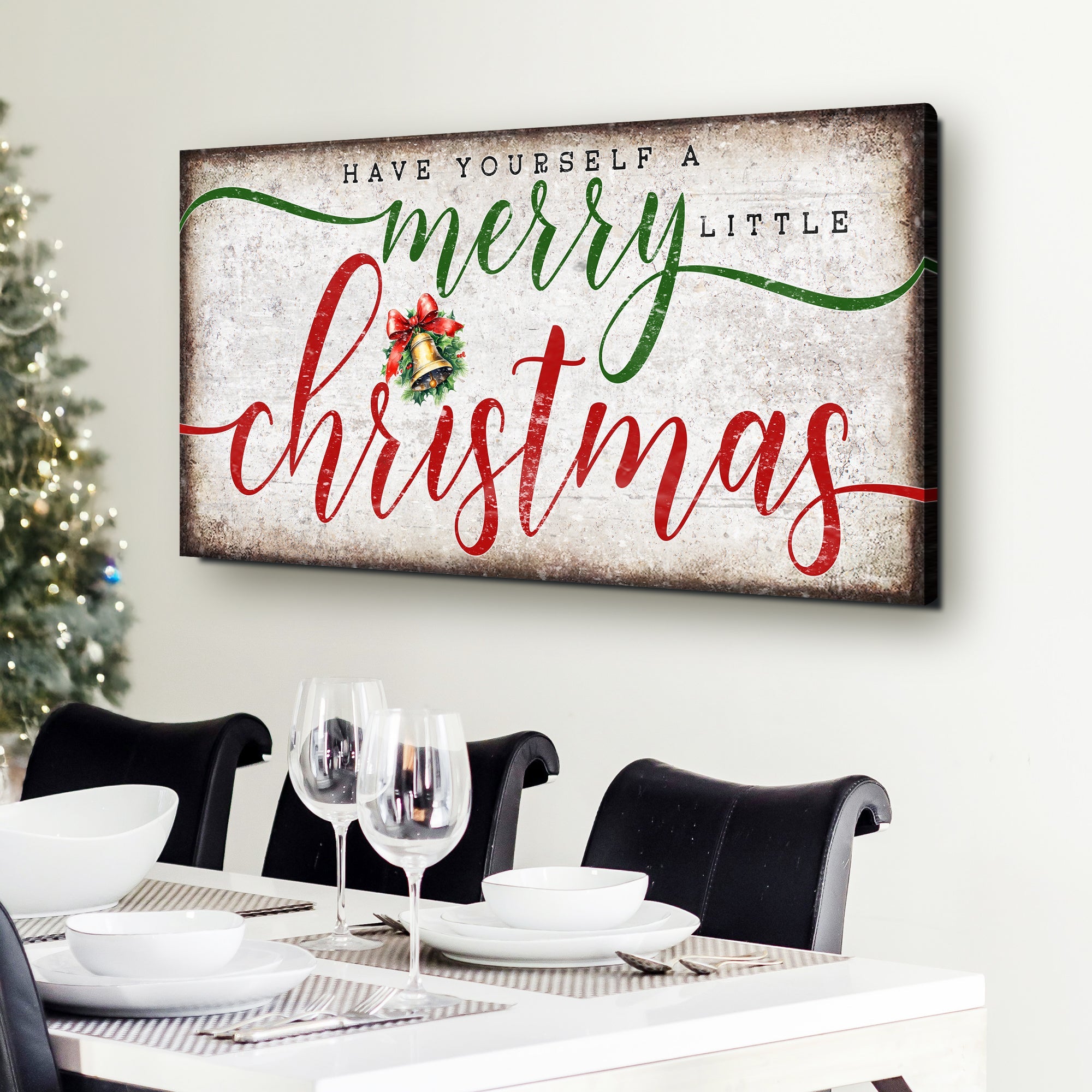 Have Yourself A Merry Little Christmas Sign XII on sale at MyriadMart