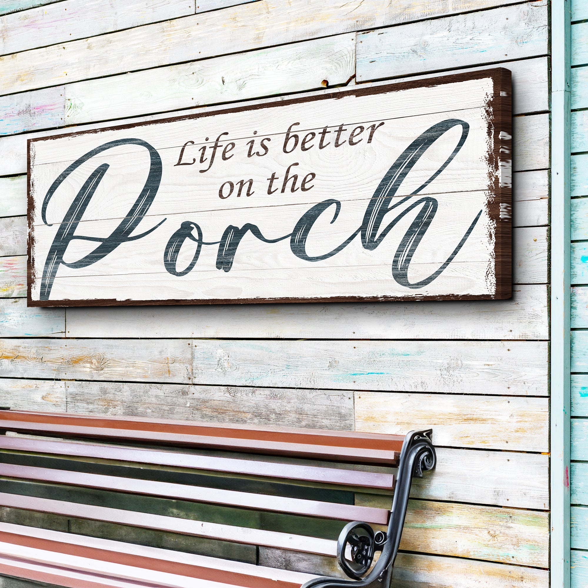Life Is Better On The Porch Sign II on sale at MyriadMart