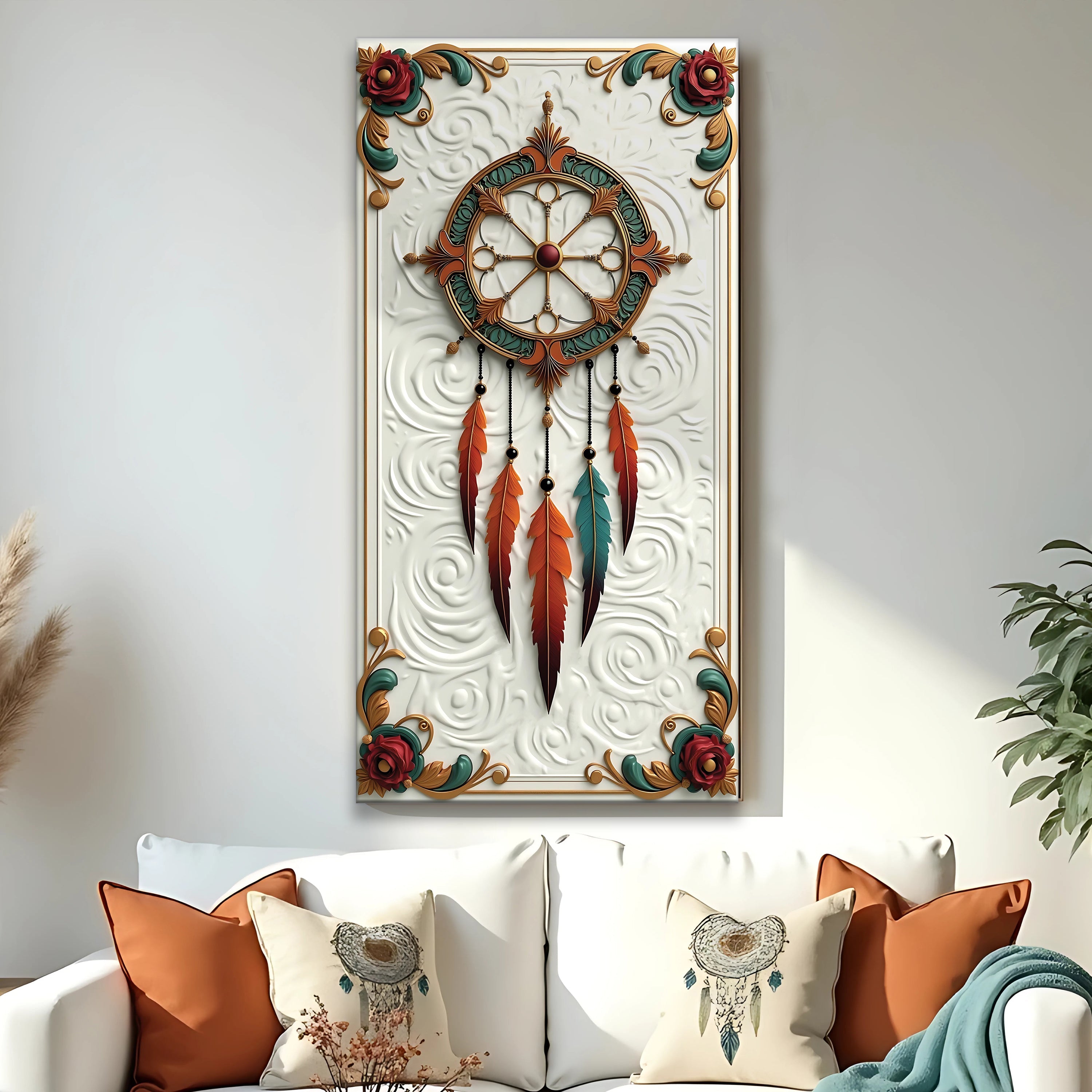 3D Whispering Feathers Wall Art III on sale at MyriadMart