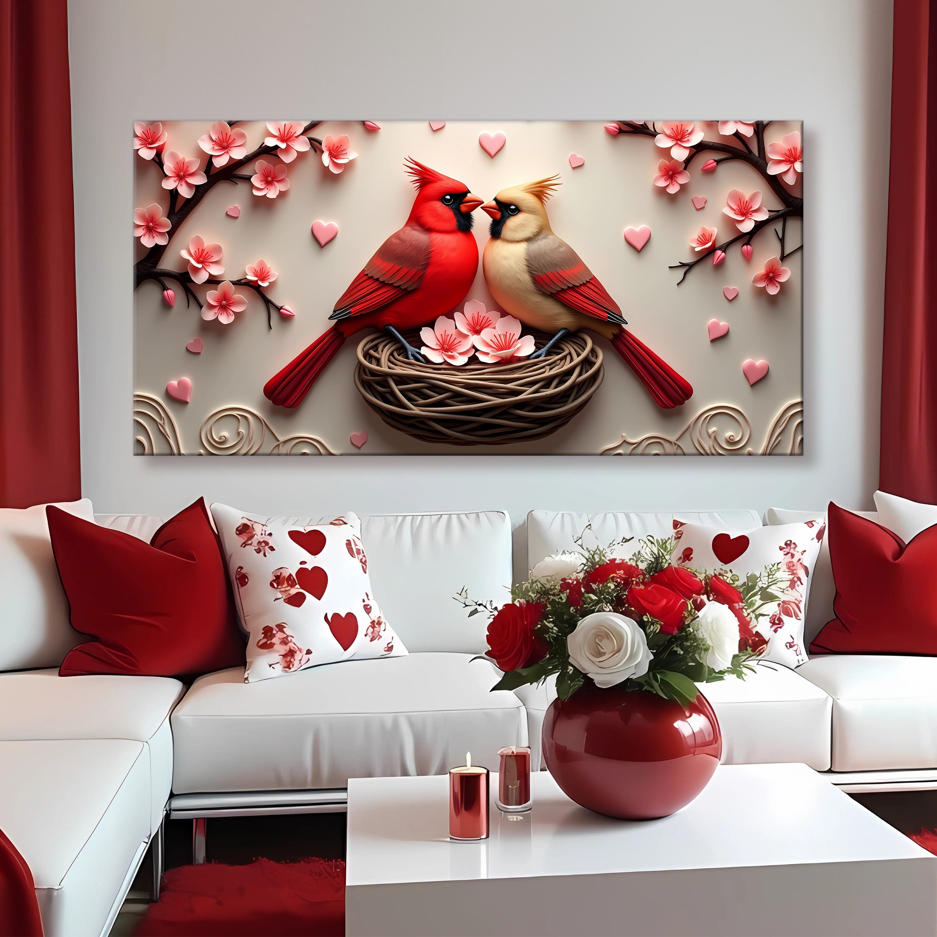 3D Cardinals Wall Art VI on sale at MyriadMart