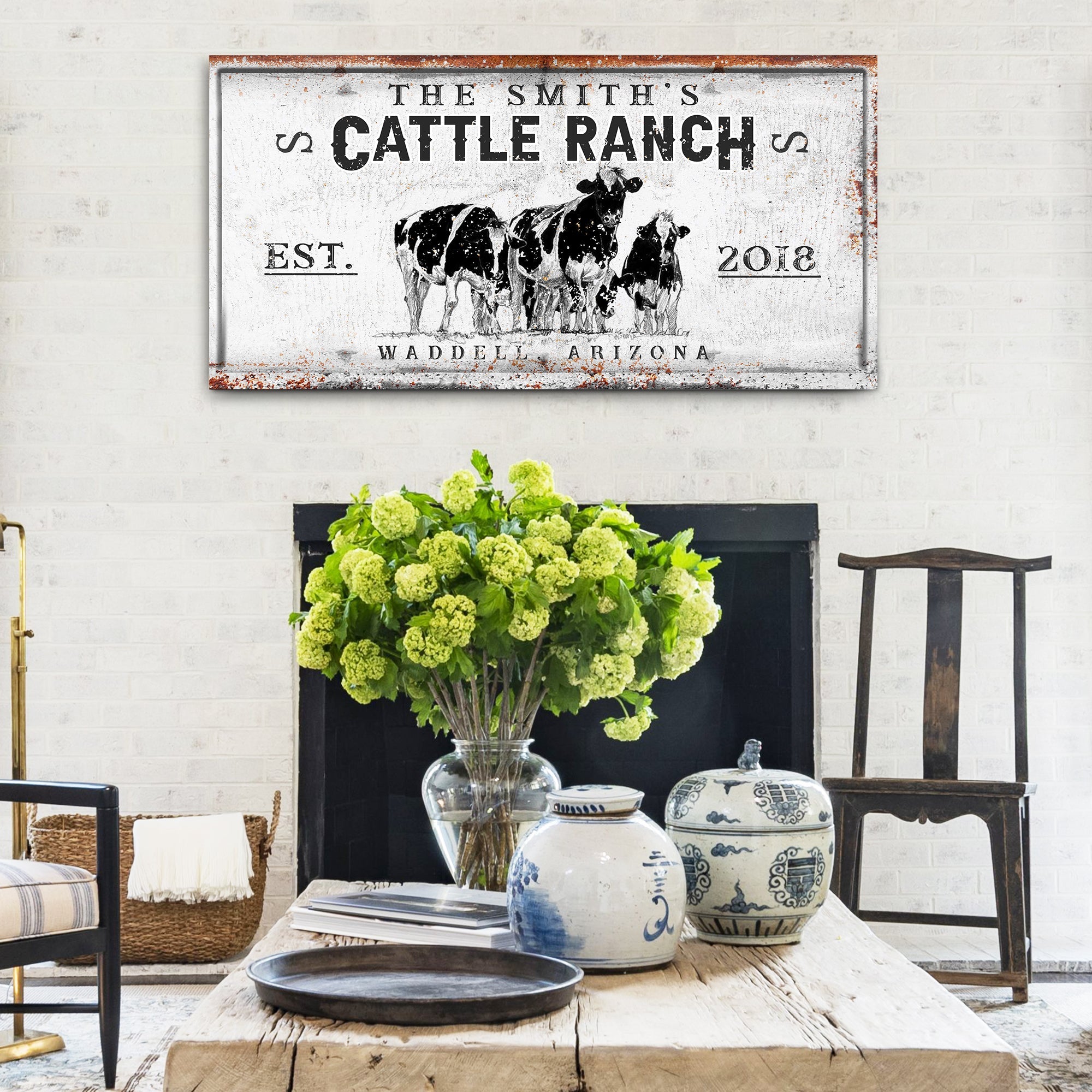 Branded Cattle Ranch Sign V on sale at MyriadMart
