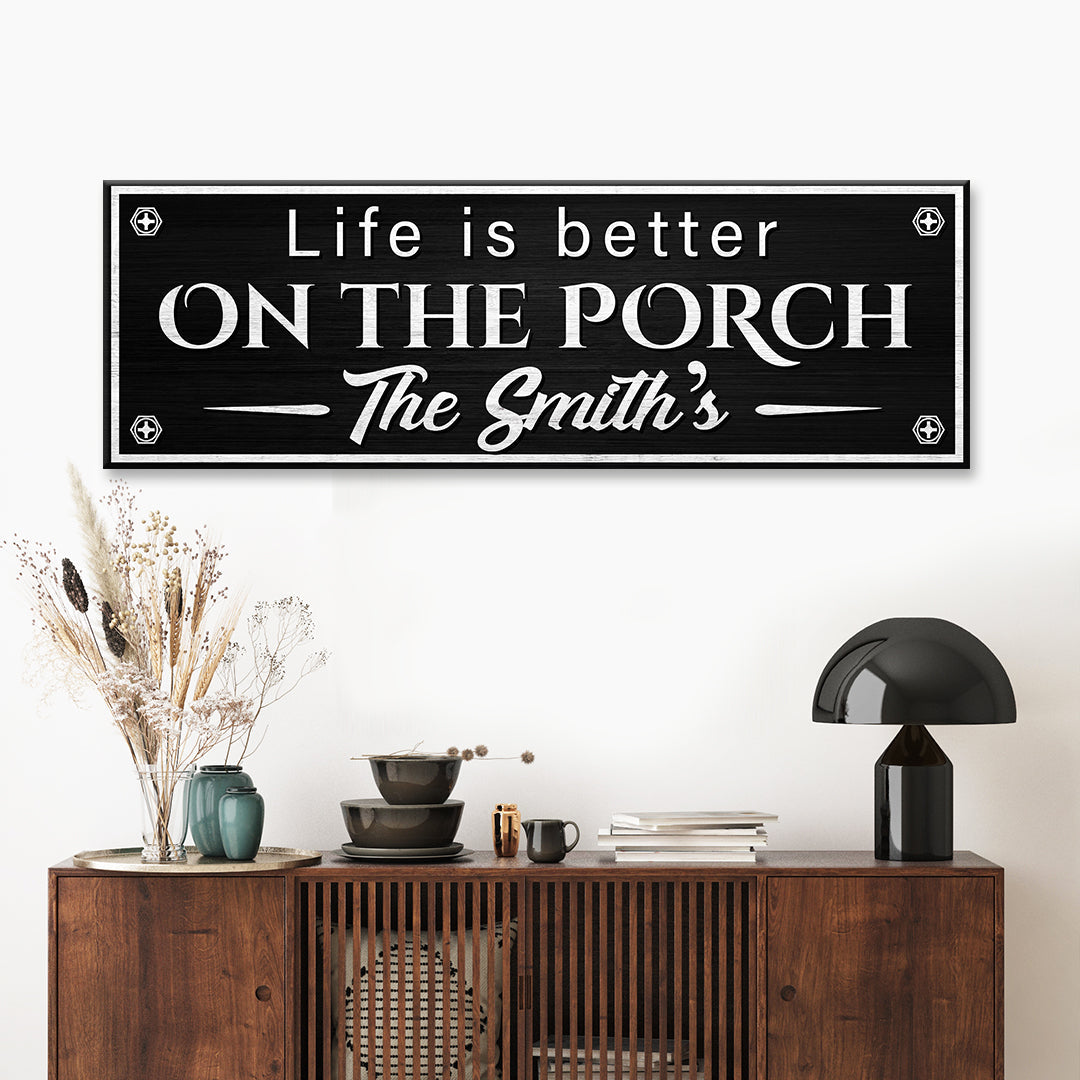 Family Name Porch Sign on sale at MyriadMart