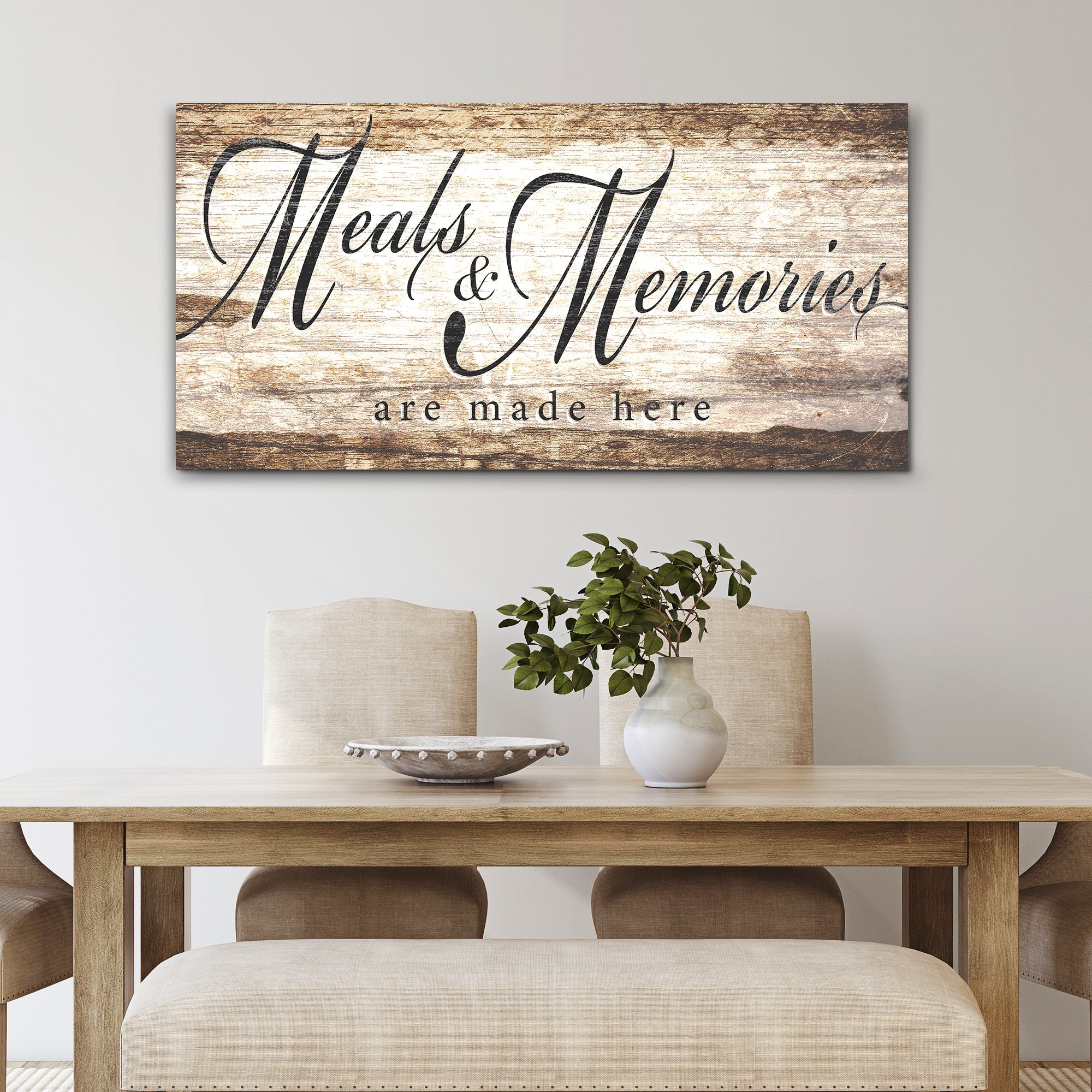 Meals and Memories are Made Here Kitchen Sign II on sale at MyriadMart