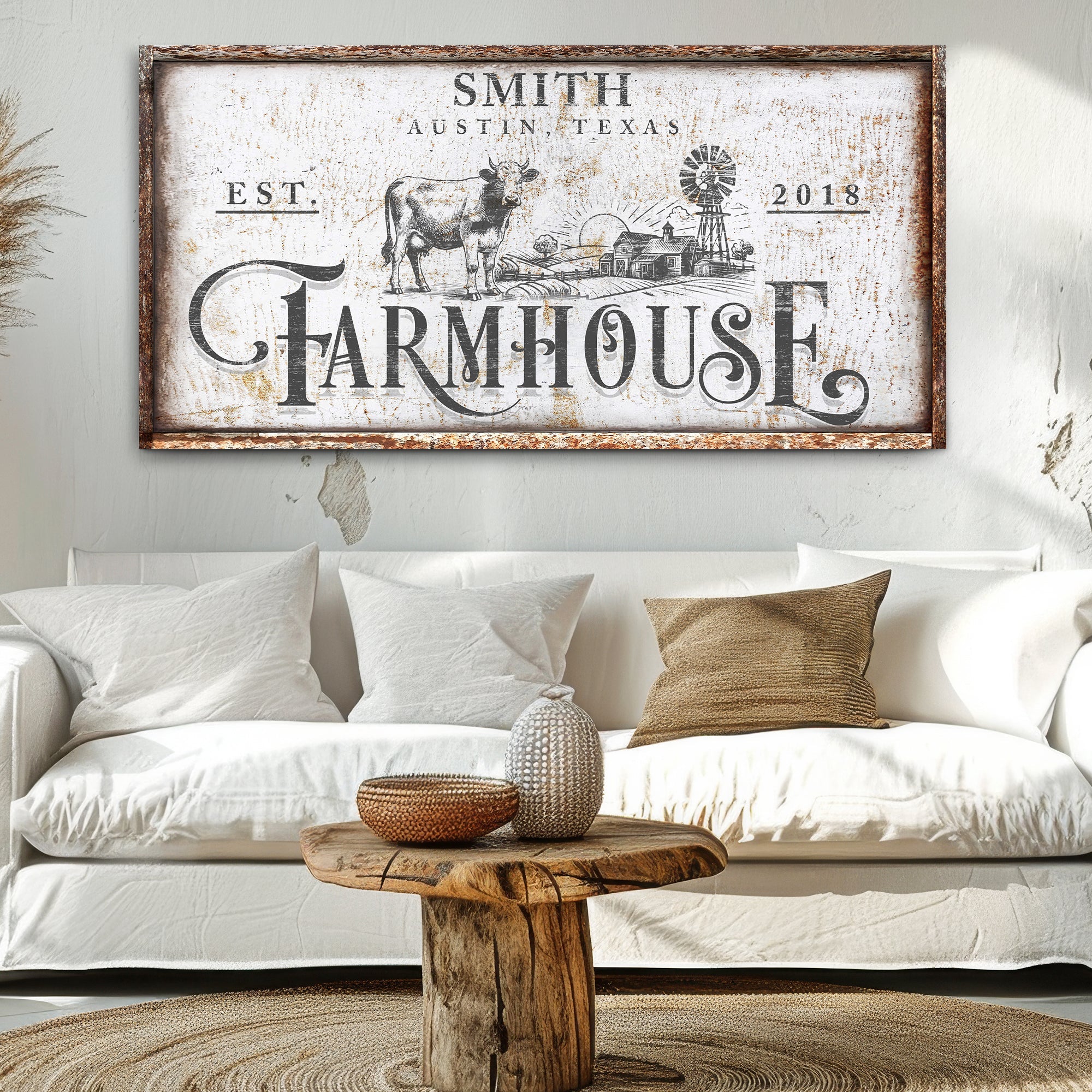 Rustic Vintage Farmhouse Sign II on sale at MyriadMart