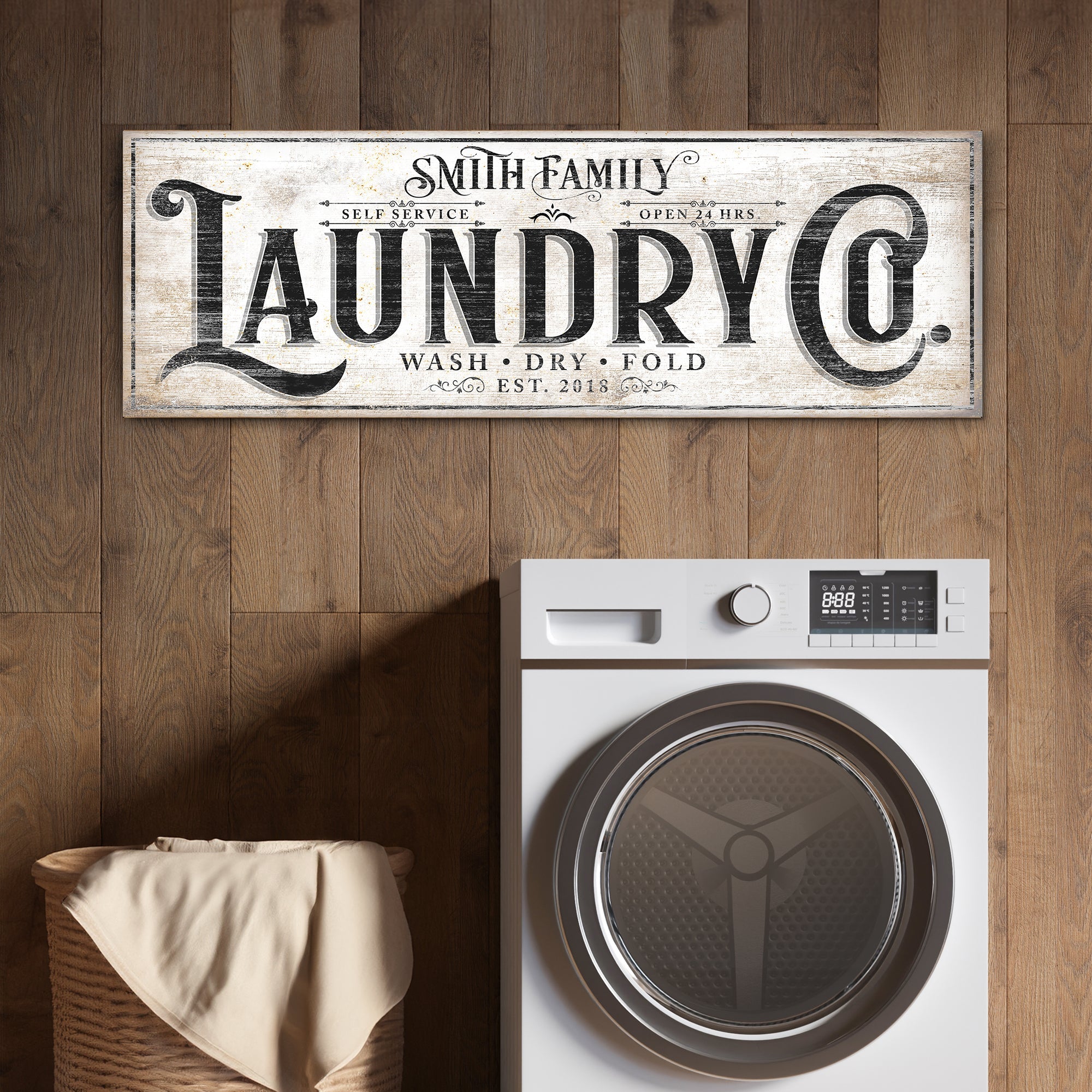 Family Laundry Co Sign on sale at MyriadMart