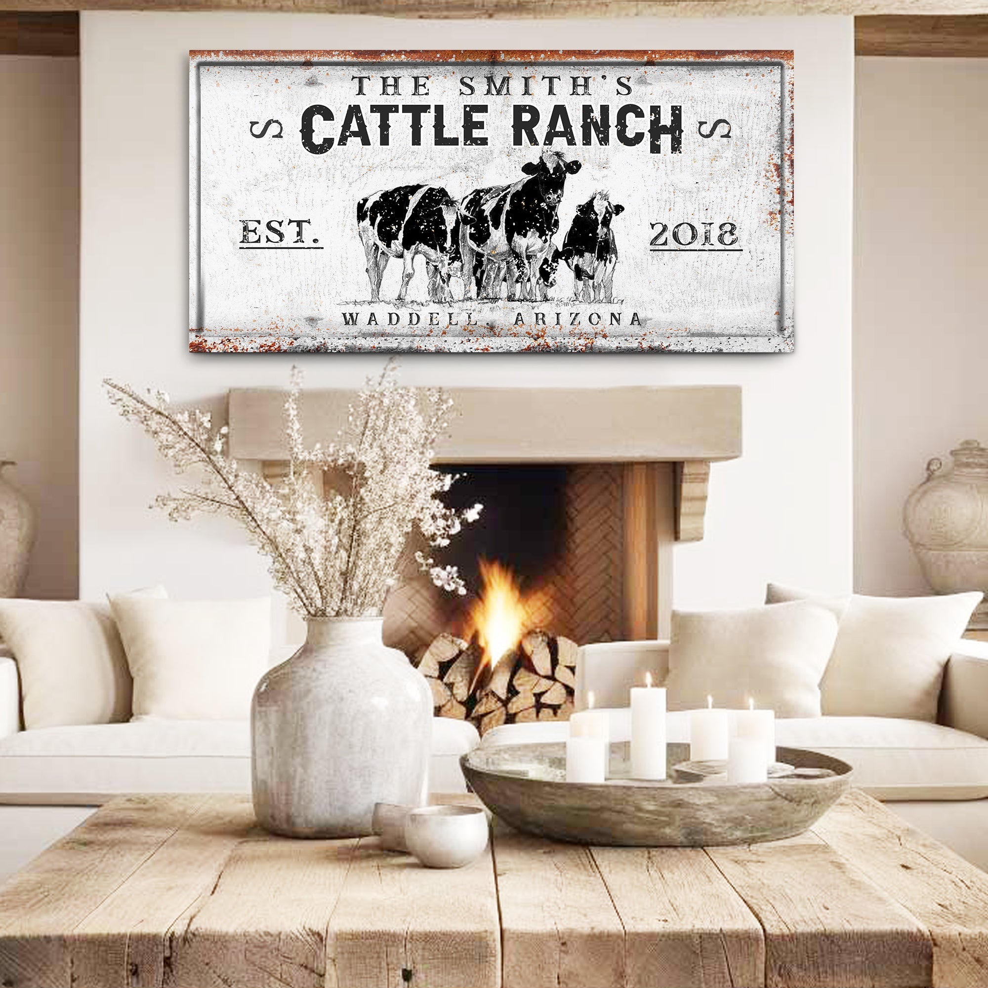 Branded Cattle Ranch Sign V on sale at MyriadMart