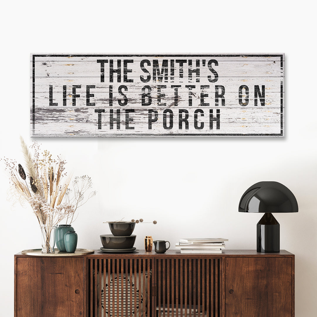 Family Name Porch Sign on sale at MyriadMart