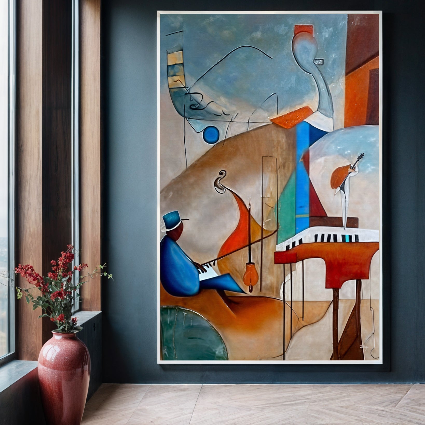 Canvas Print: "Melodic Abstraction" on sale at MyriadMart