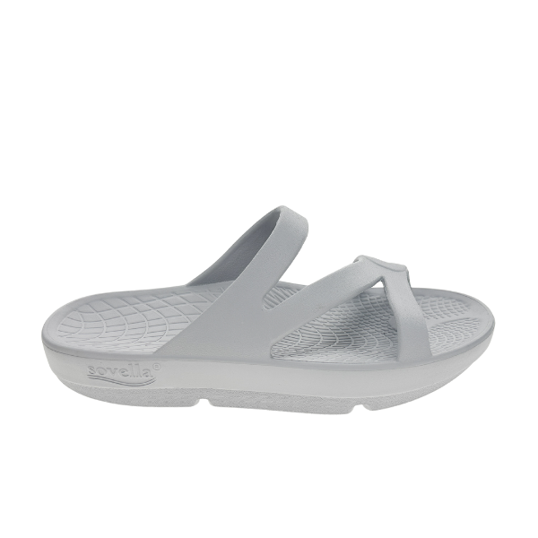 Sovella Active Recovery Sandals Women's PF Slide Light Grey on sale at MyriadMart