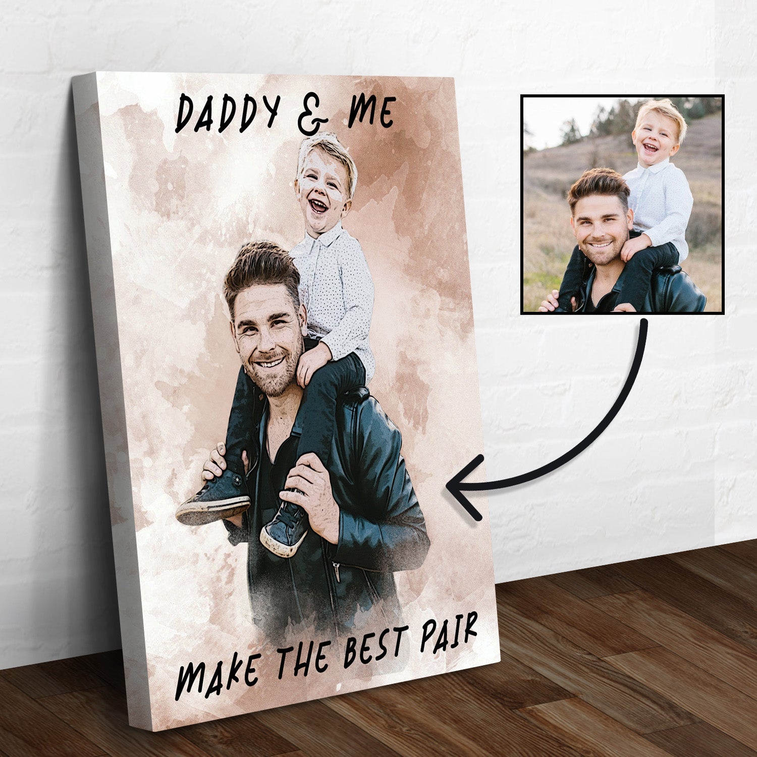 Daddy & Me Make the Best Pair Sign on sale at MyriadMart