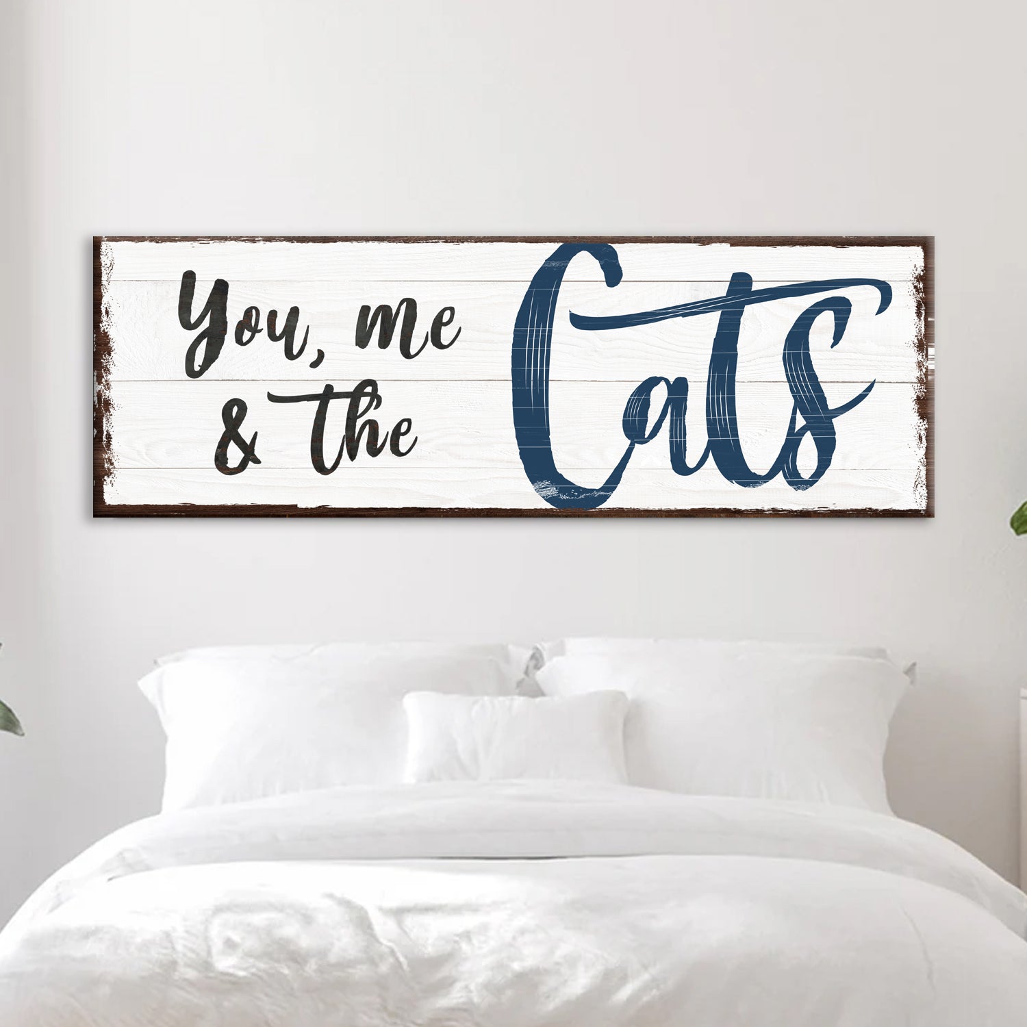 You, Me, And The Cats Sign on sale at MyriadMart