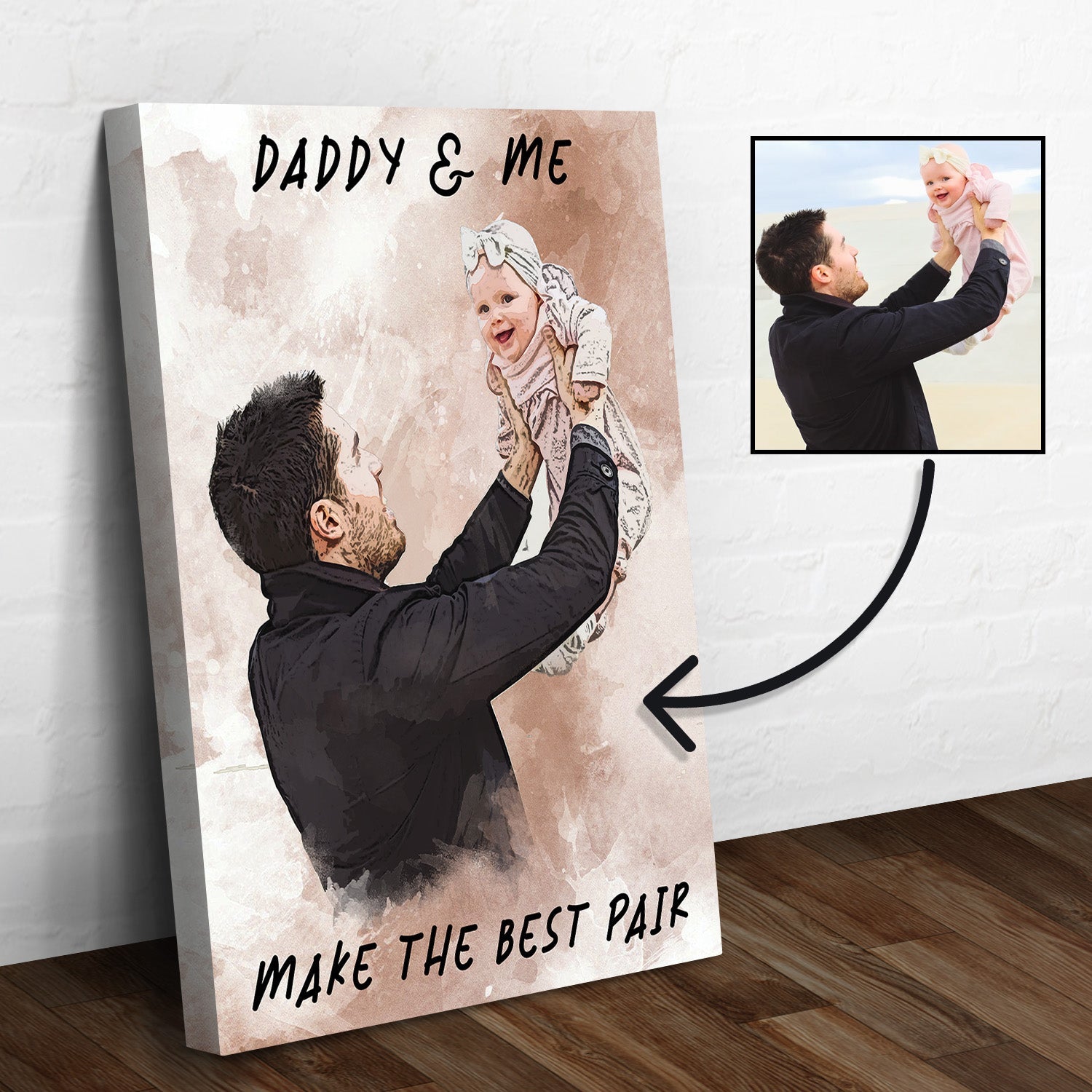 Daddy & Me Make the Best Pair Sign on sale at MyriadMart