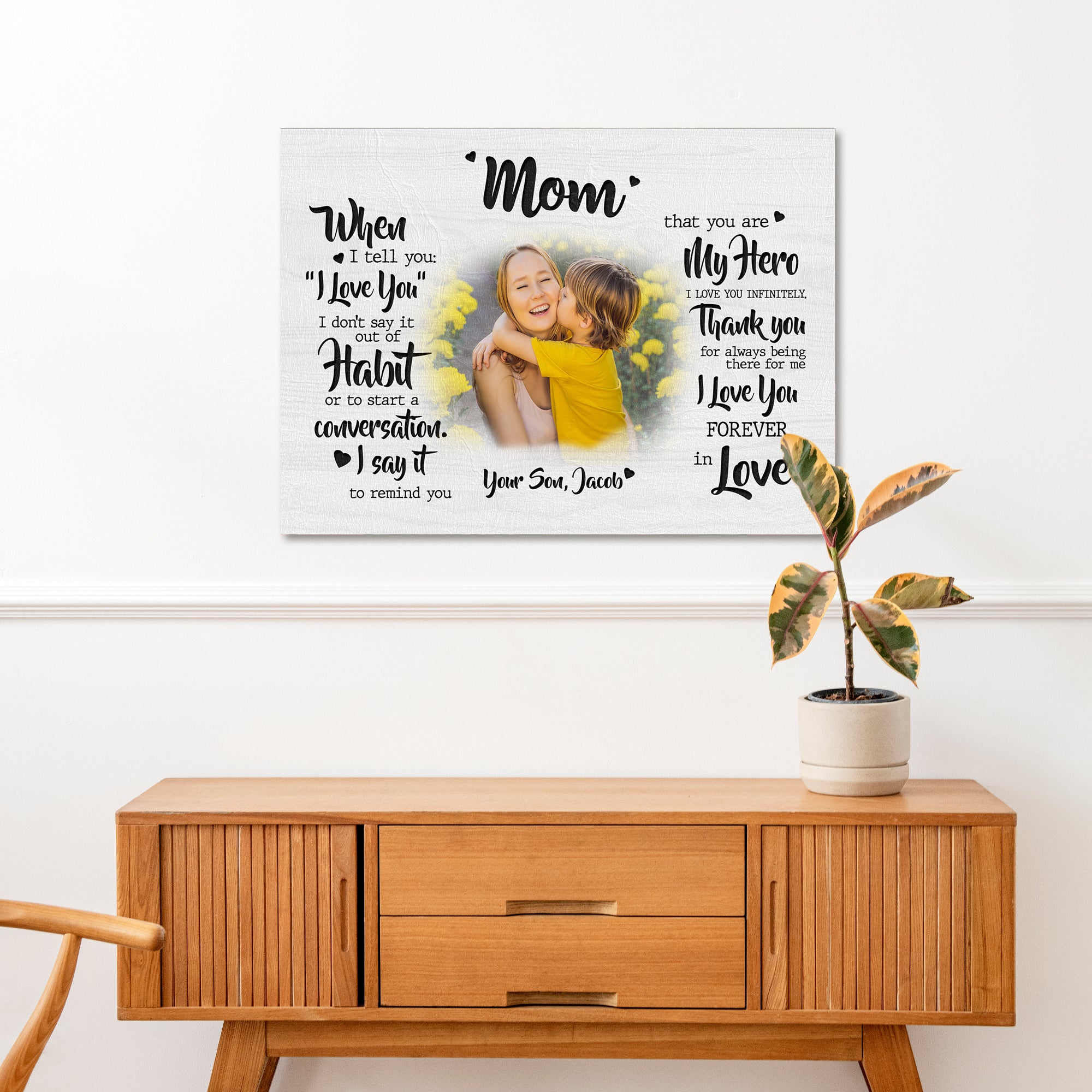 Mother's Day Sign My Hero on sale at MyriadMart