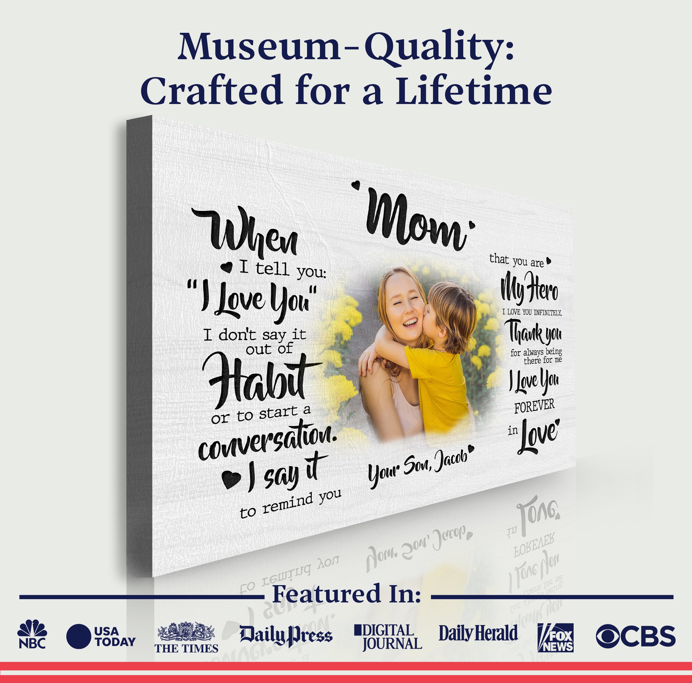 Mother's Day Sign My Hero on sale at MyriadMart