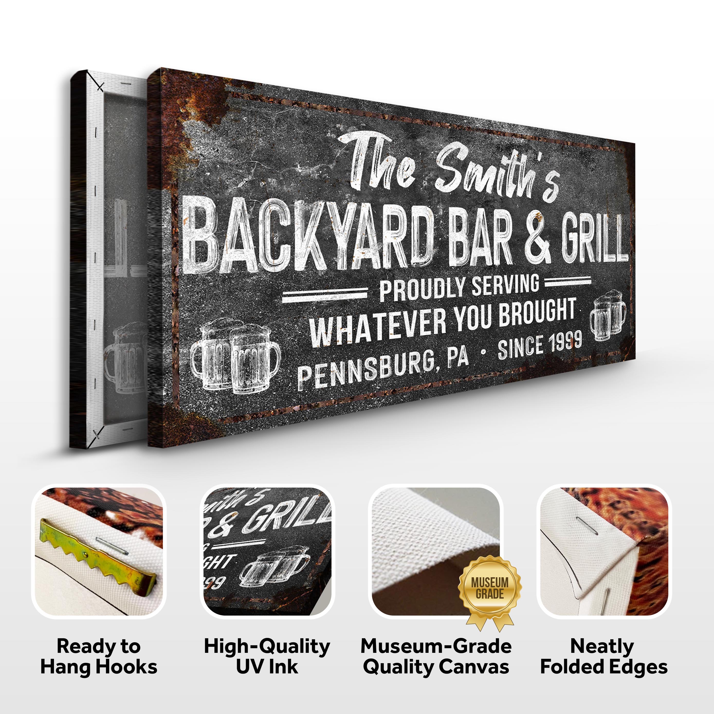 Backyard Bar & Grill Sign XXIII on sale at MyriadMart