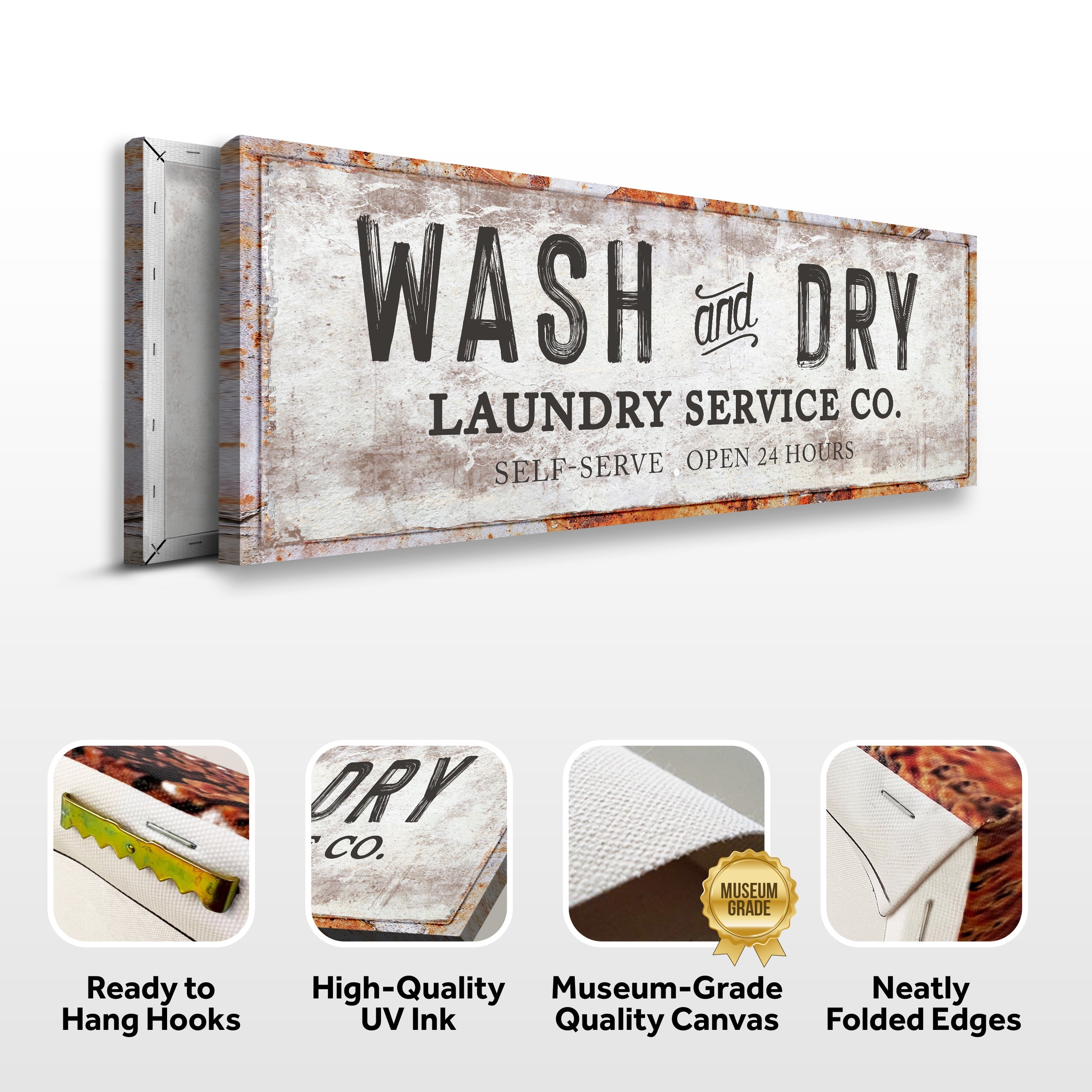 Wash And Dry Laundry Service Co Sign on sale at MyriadMart