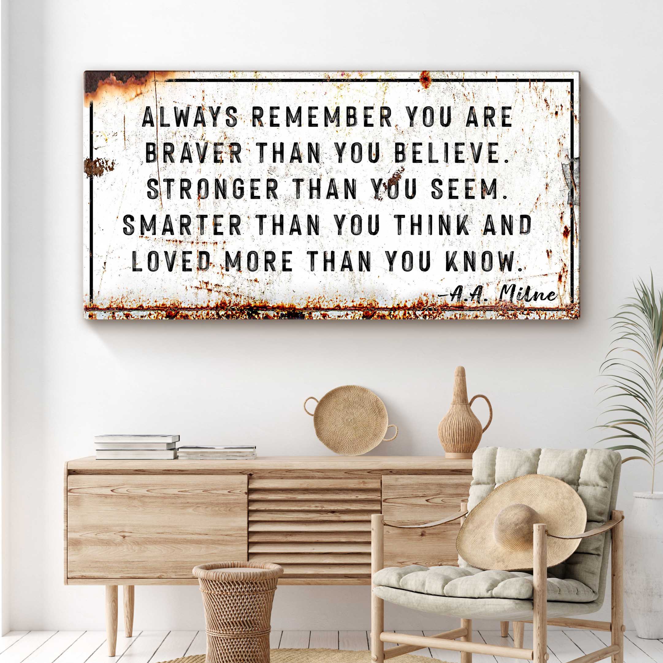 You Are Loved More Than You Know Rustic Sign on sale at MyriadMart