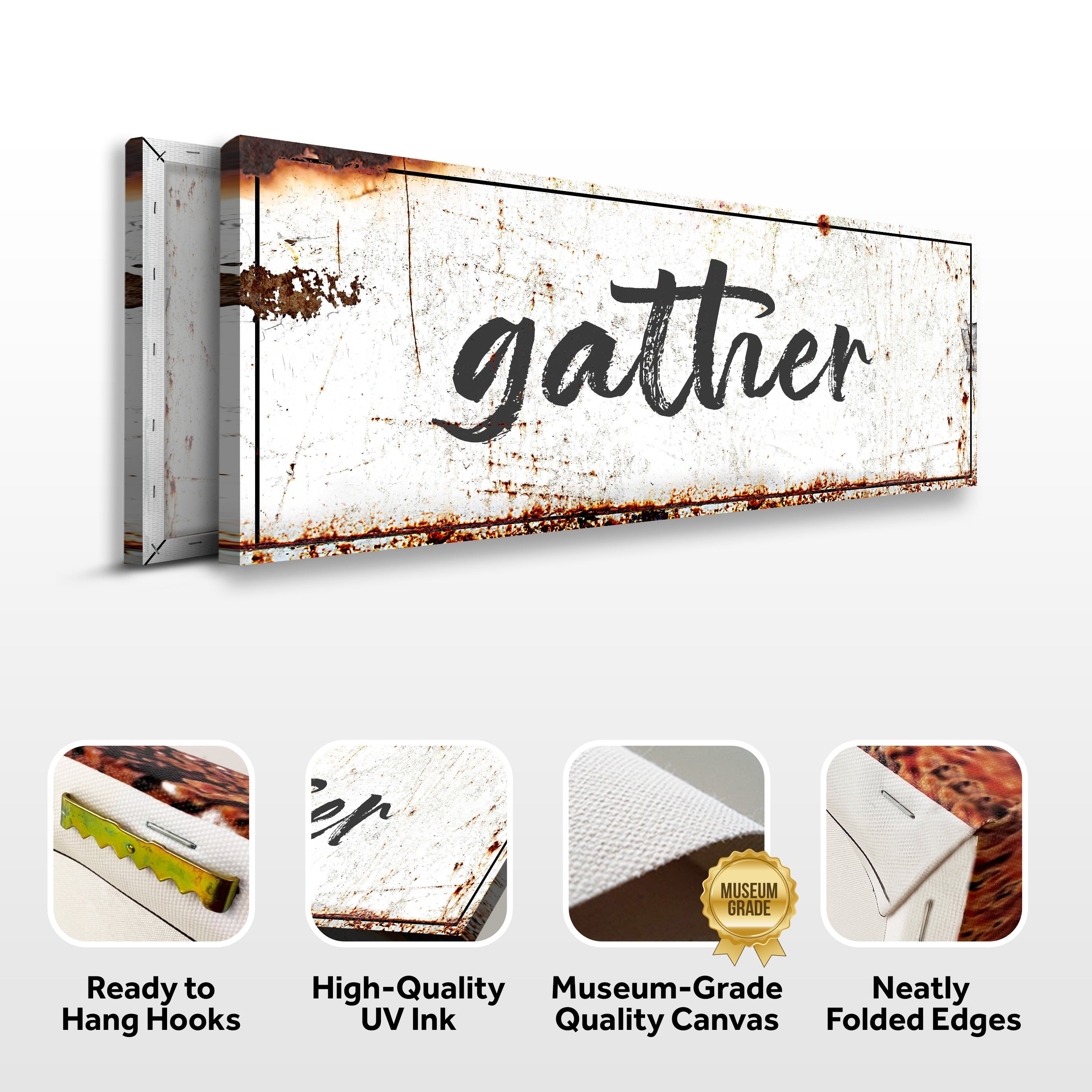 Gather Rustic Sign on sale at MyriadMart