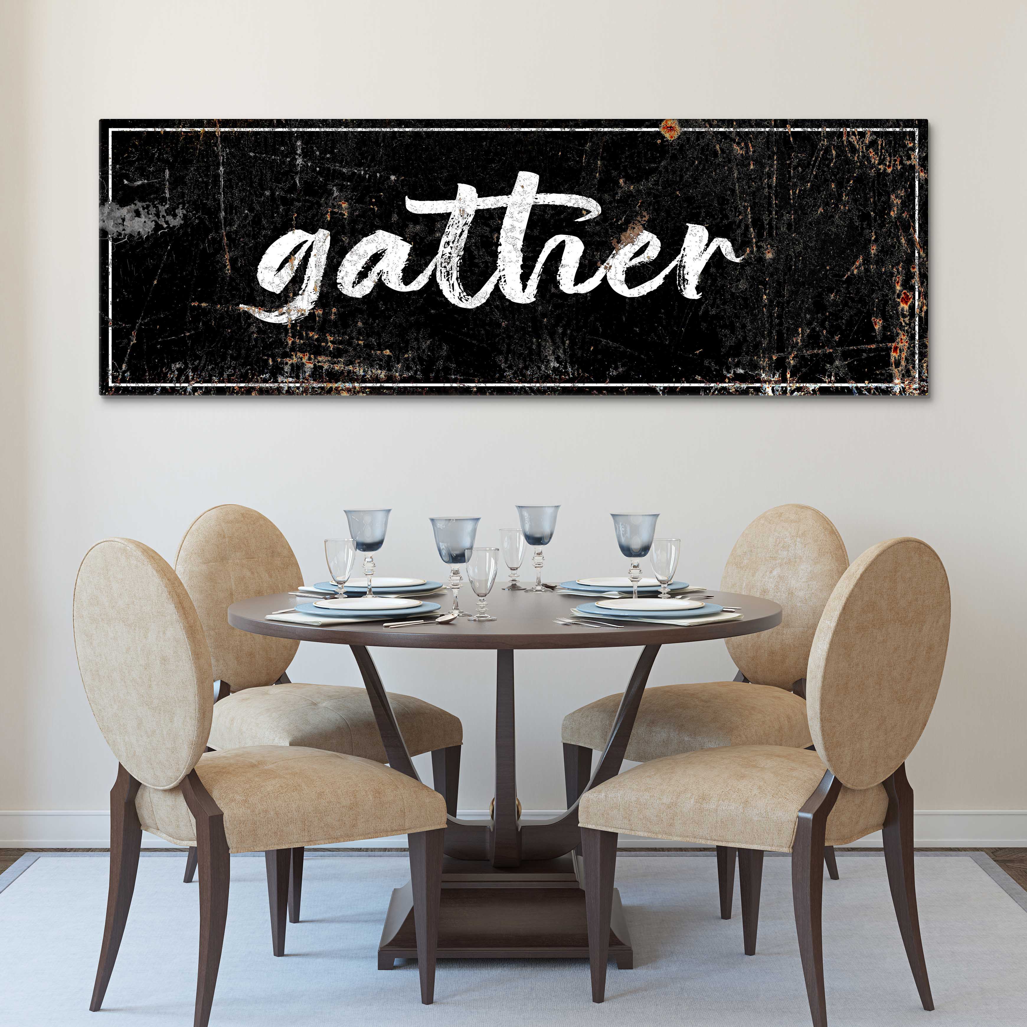 Gather Rustic Sign on sale at MyriadMart