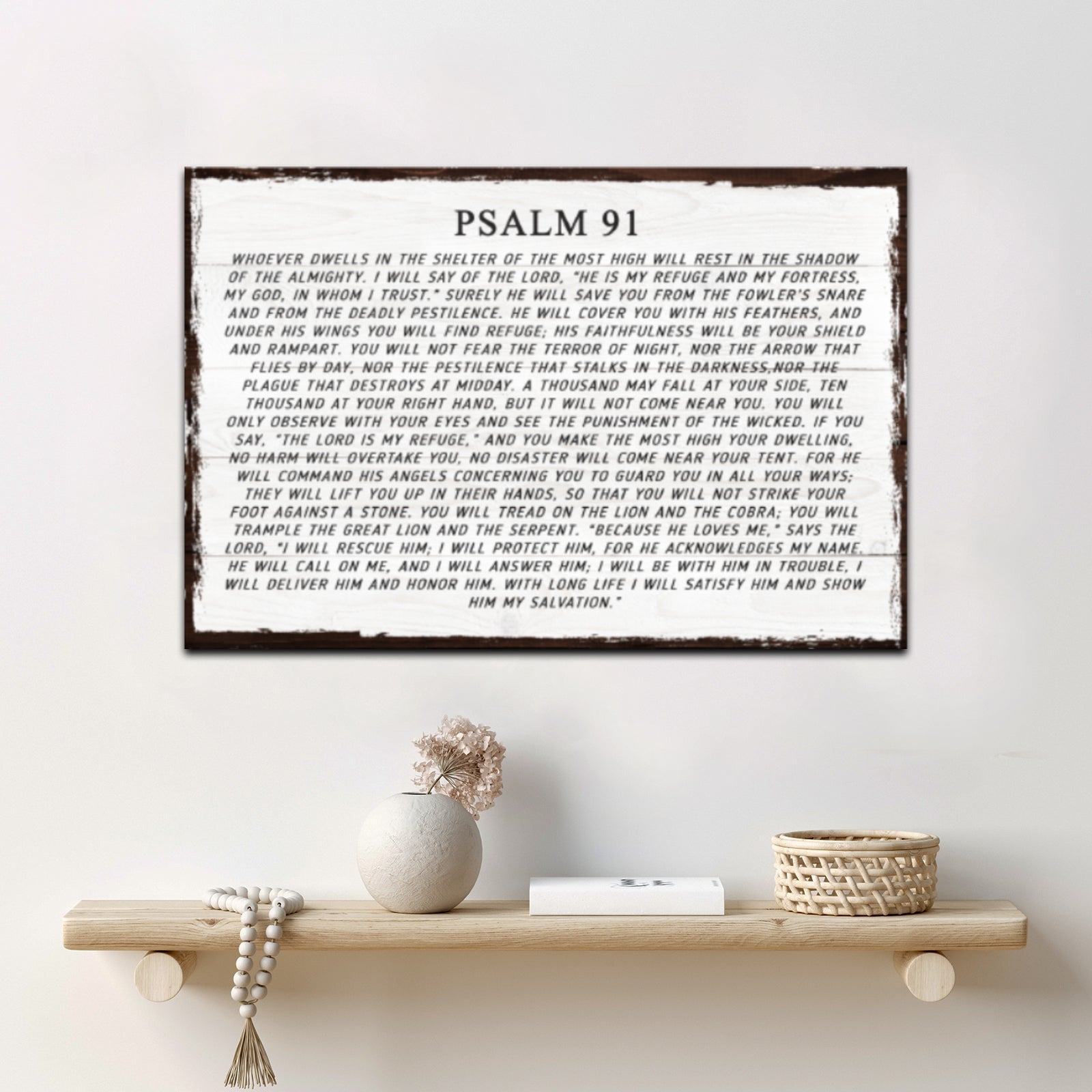 Psalm 91 - Whoever Dwells Sign on sale at MyriadMart