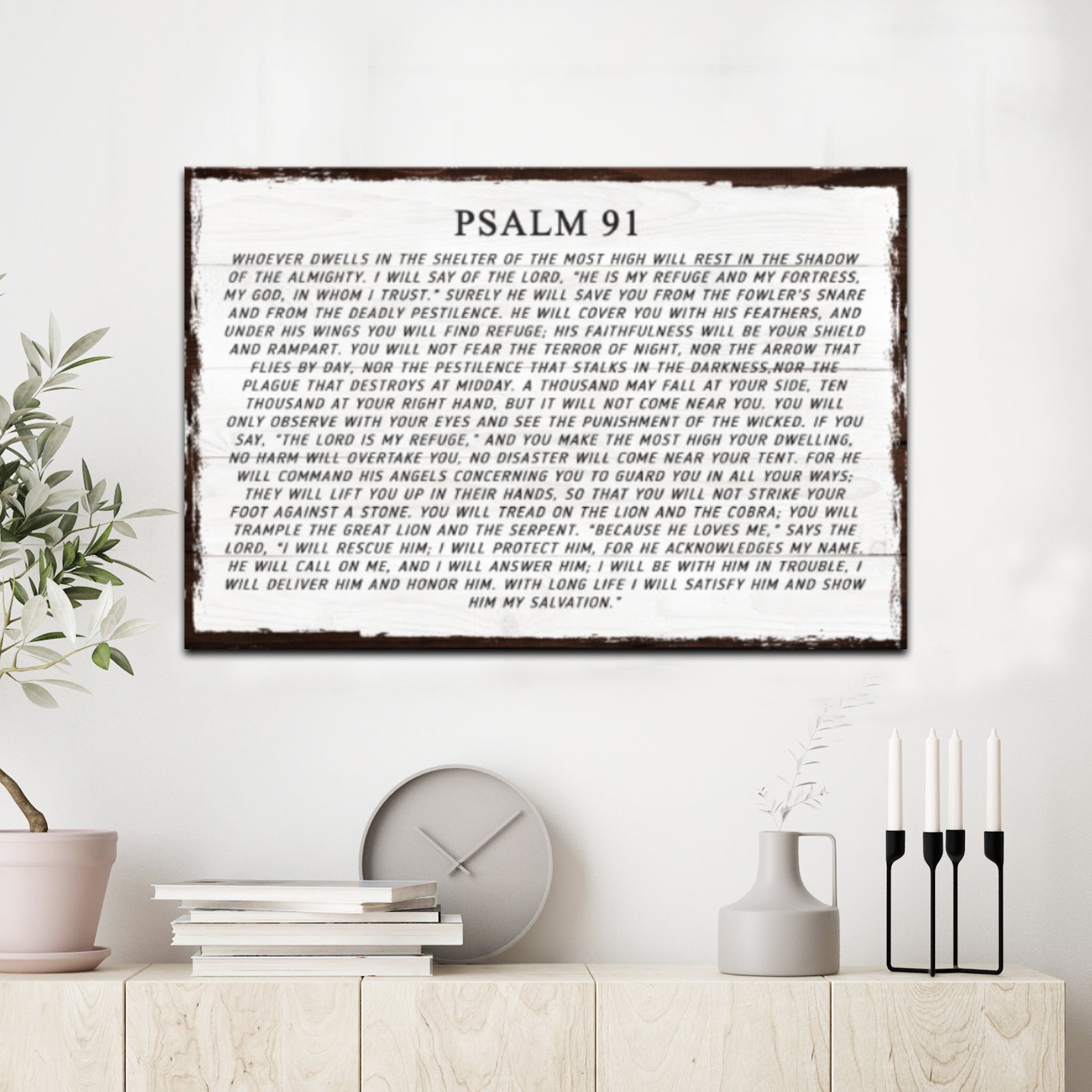 Psalm 91 - Whoever Dwells Sign on sale at MyriadMart