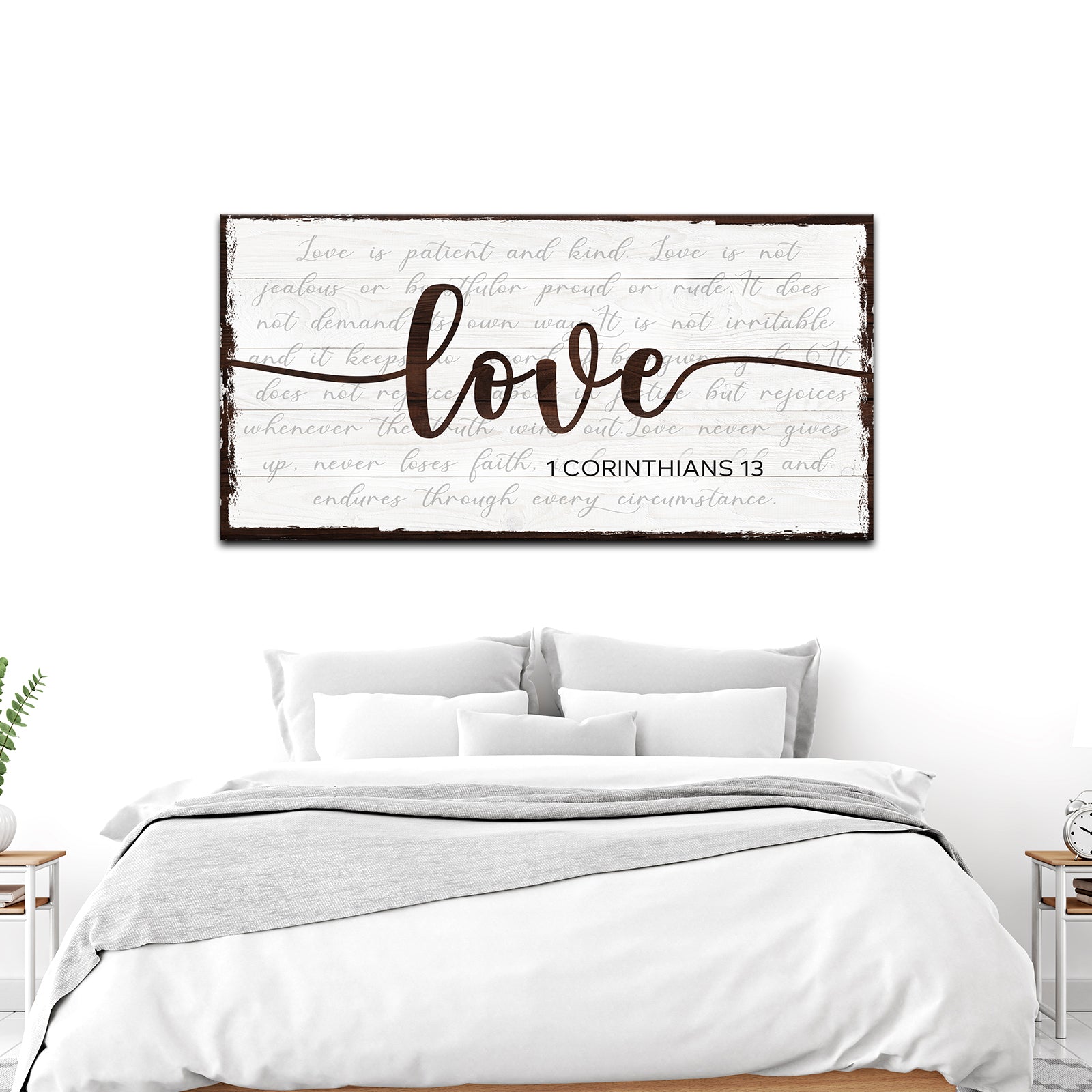 1 Corinthians 13 - Love Sign on sale at MyriadMart