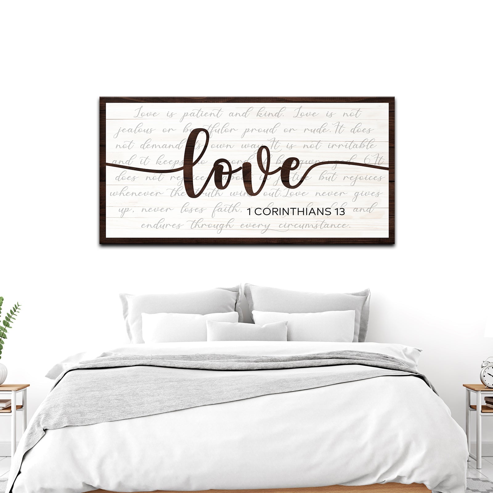 1 Corinthians 13 - Love Sign on sale at MyriadMart
