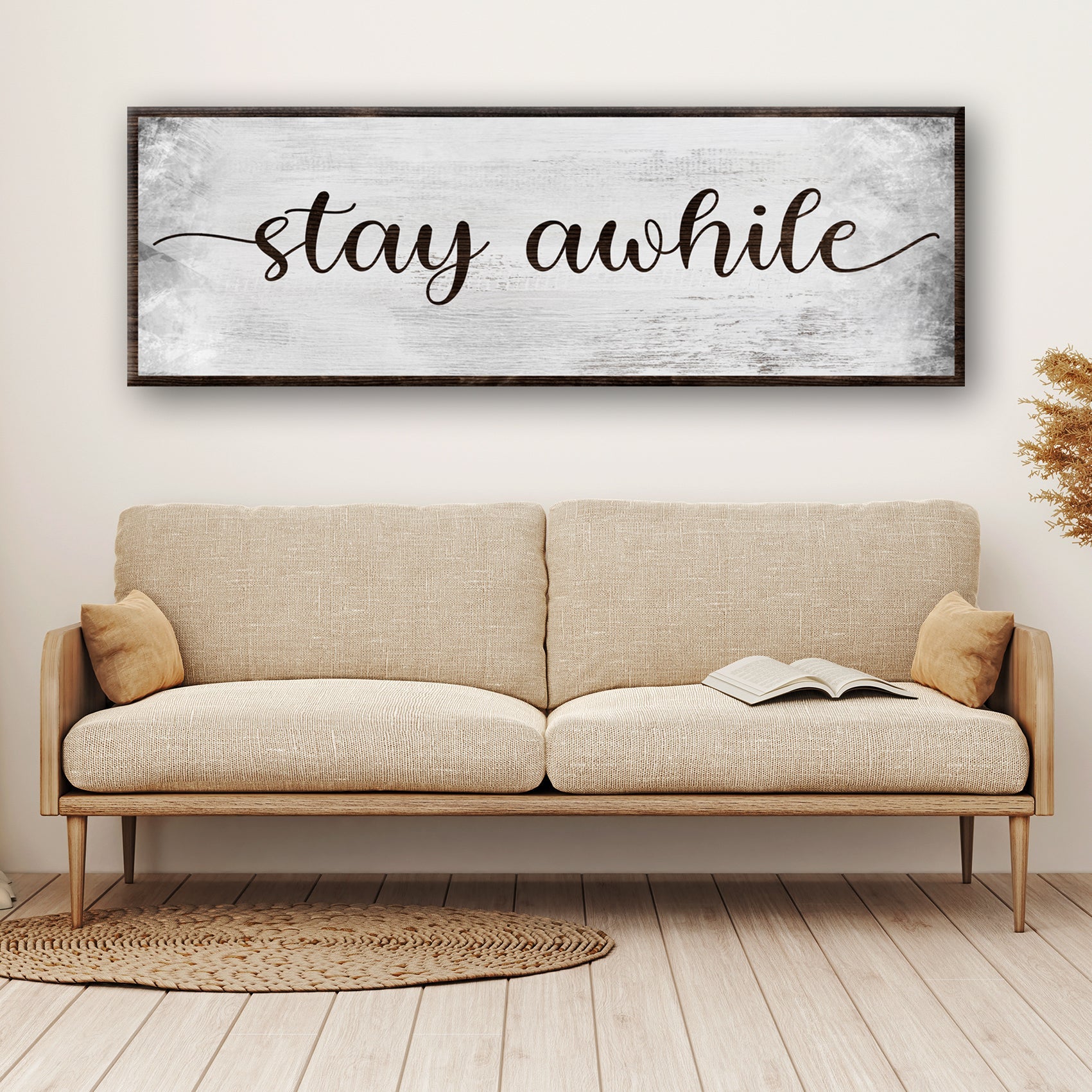 Stay Awhile Sign III on sale at MyriadMart