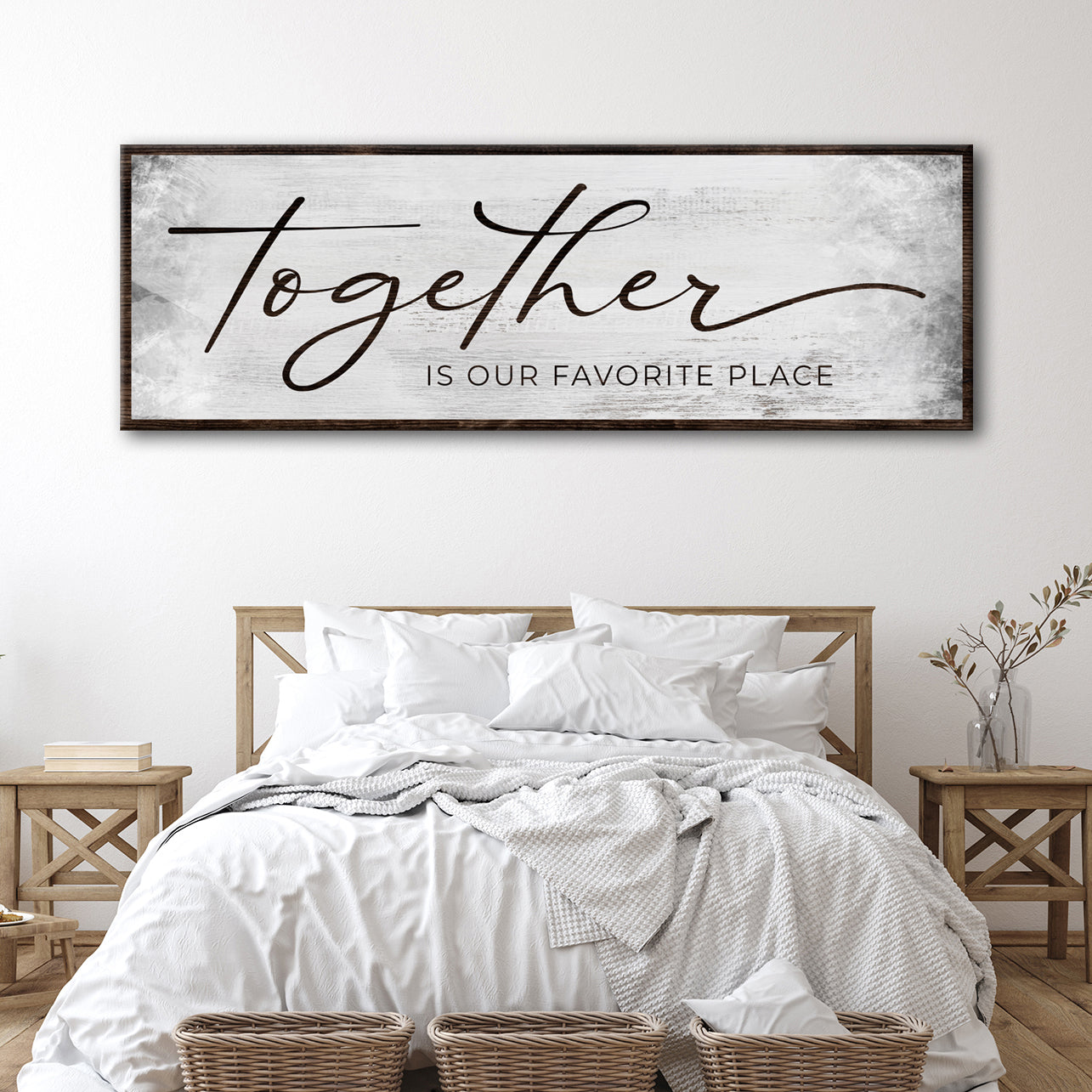 Together Is Our Favorite Place Sign on sale at MyriadMart
