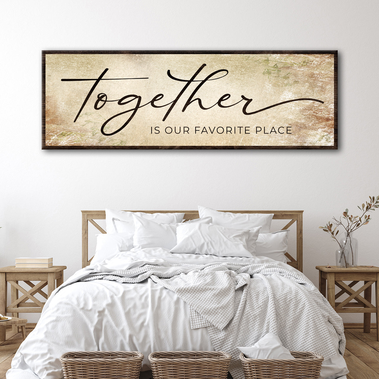 Together Is Our Favorite Place Sign on sale at MyriadMart
