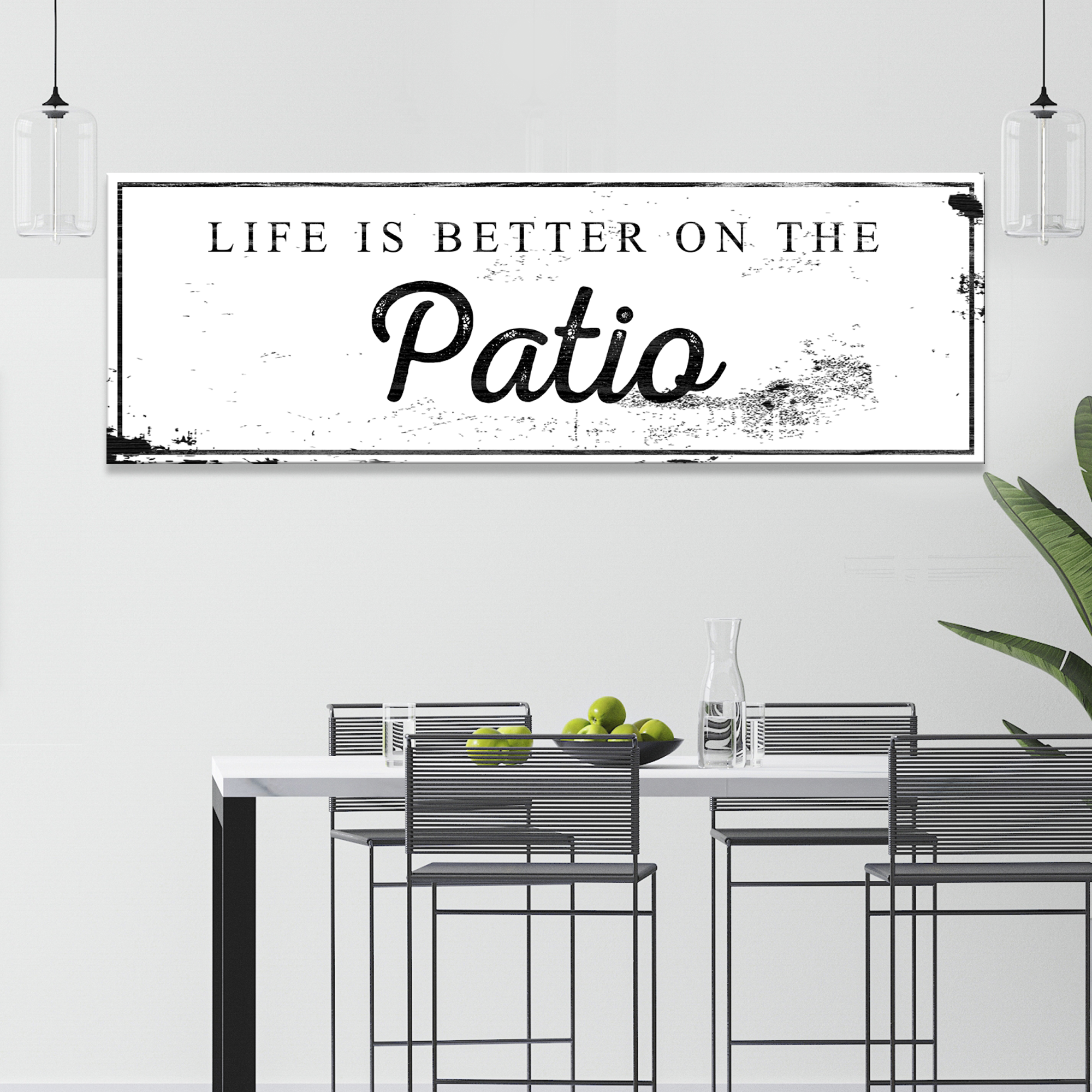 Life Is Better On The Patio Sign on sale at MyriadMart