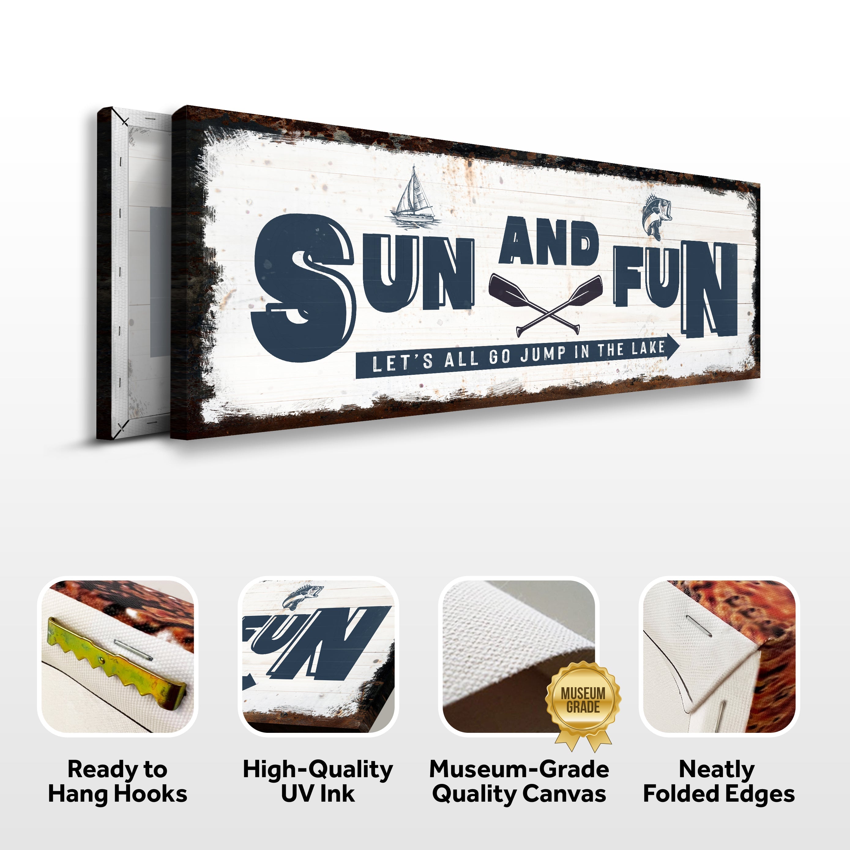 Sun And Fun Sign on sale at MyriadMart