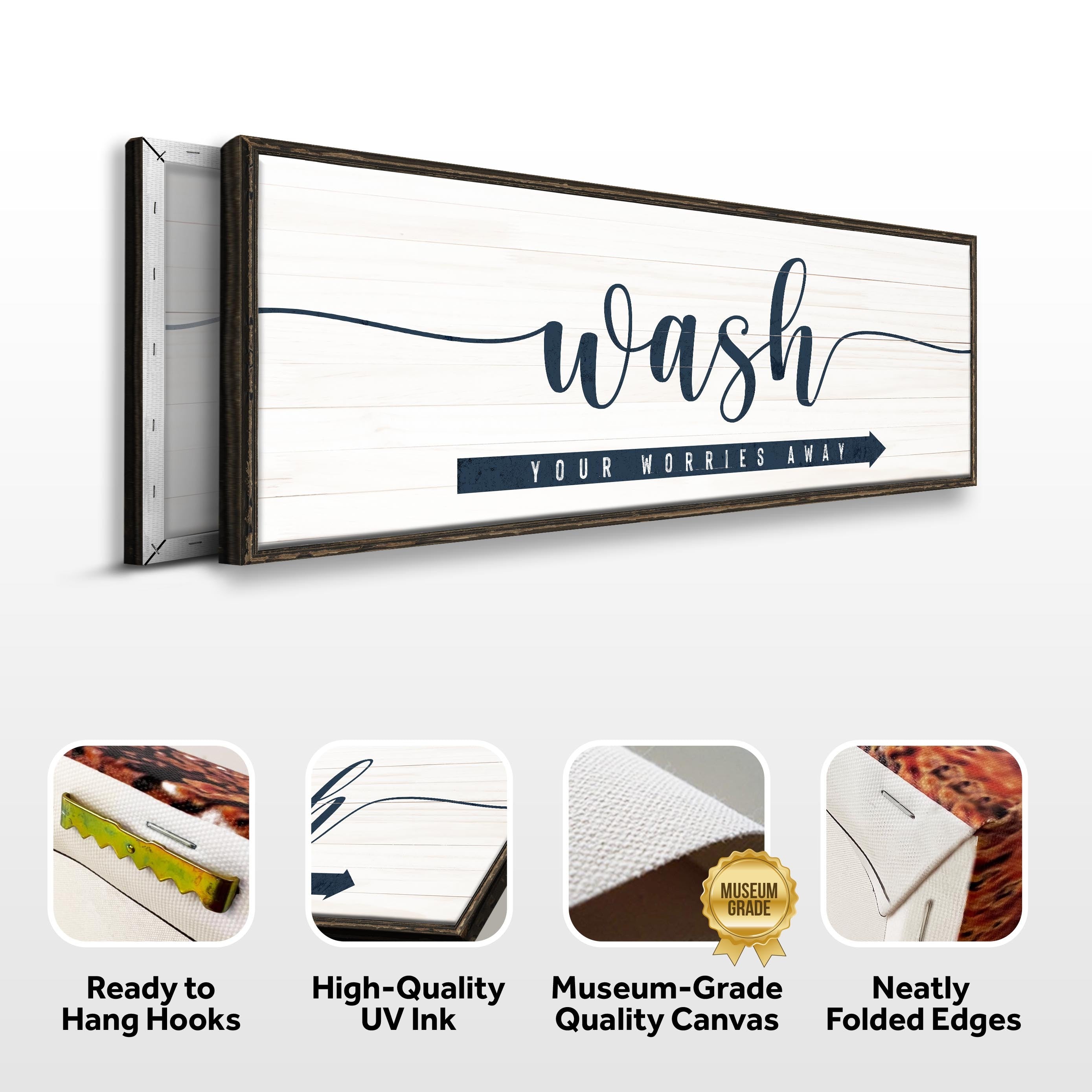 Wash Your Worries Away Sign on sale at MyriadMart