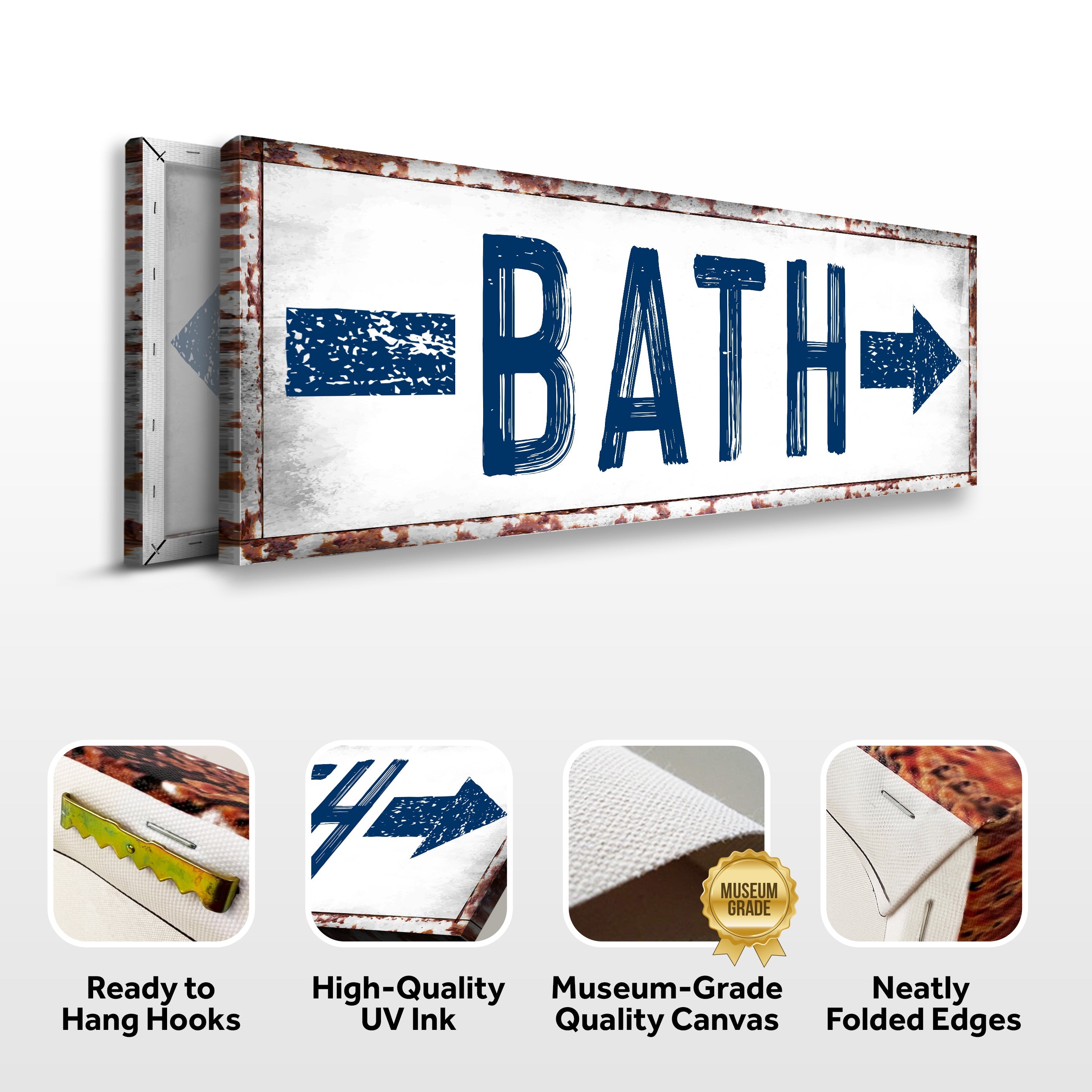 Bath Arrow Sign on sale at MyriadMart