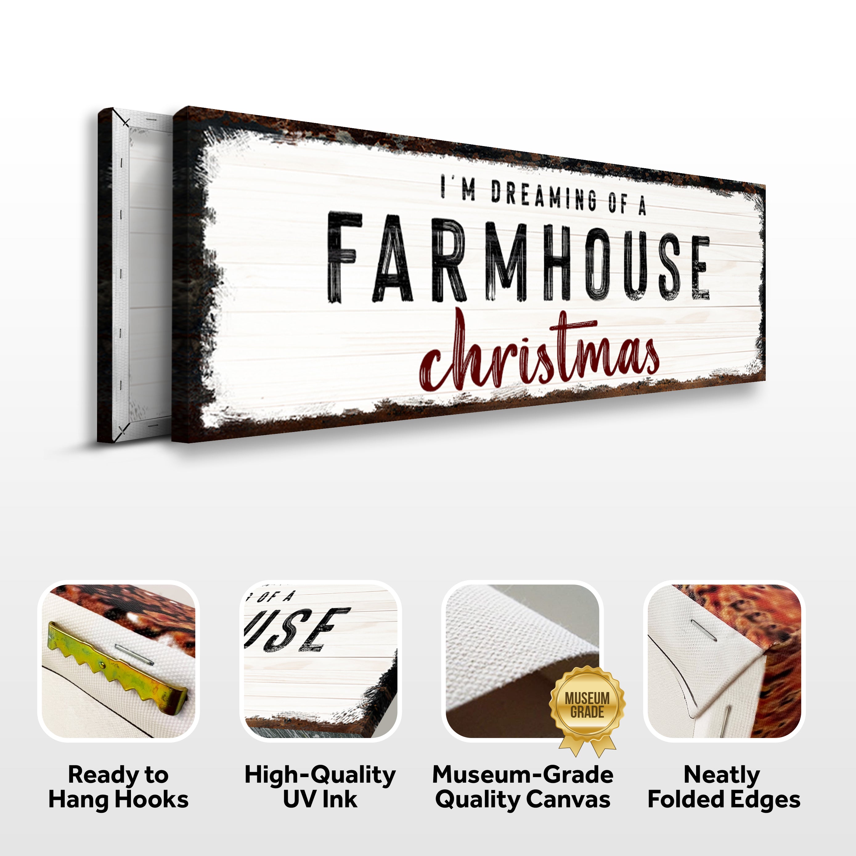 Farmhouse Christmas Sign on sale at MyriadMart