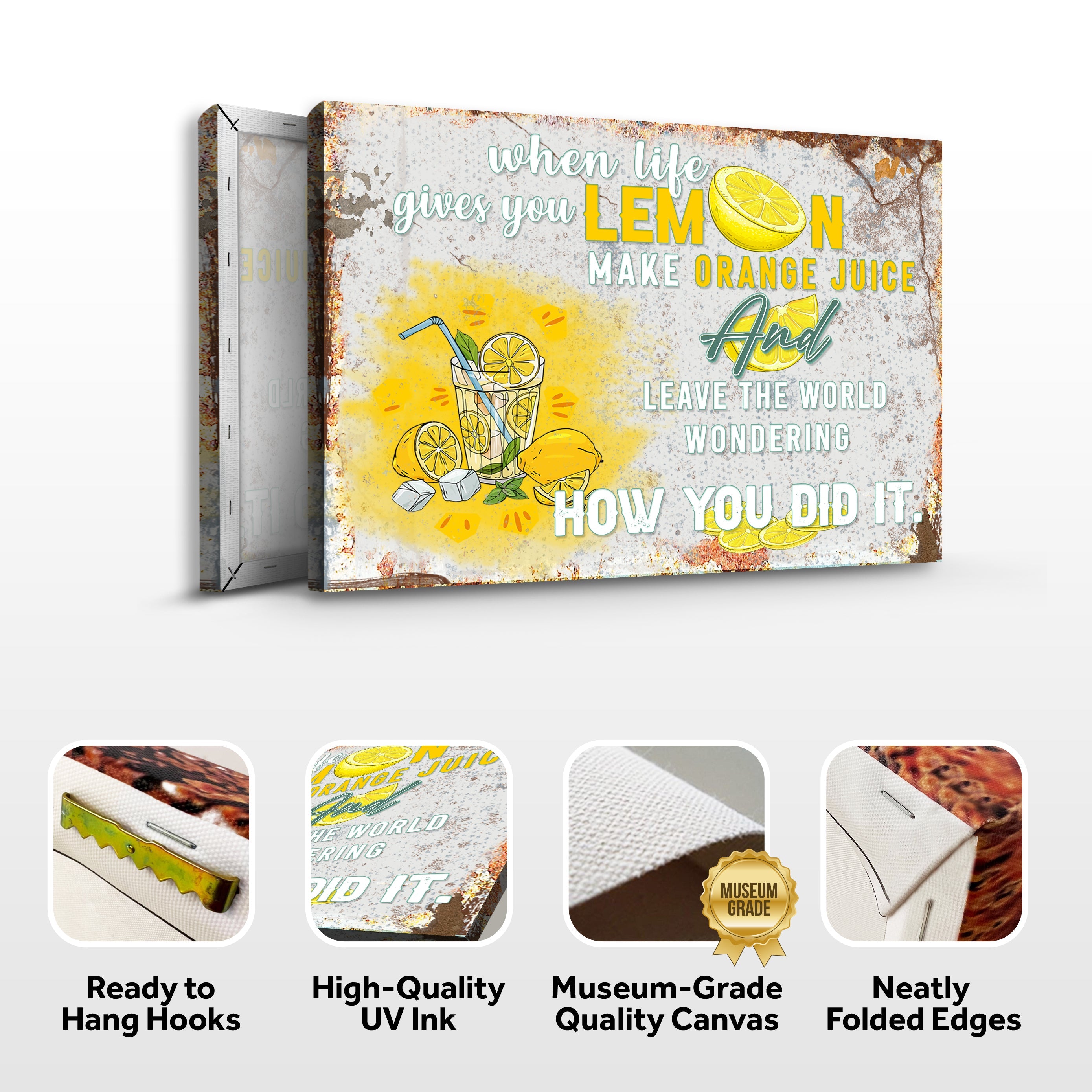 Life And Lemons Sign on sale at MyriadMart