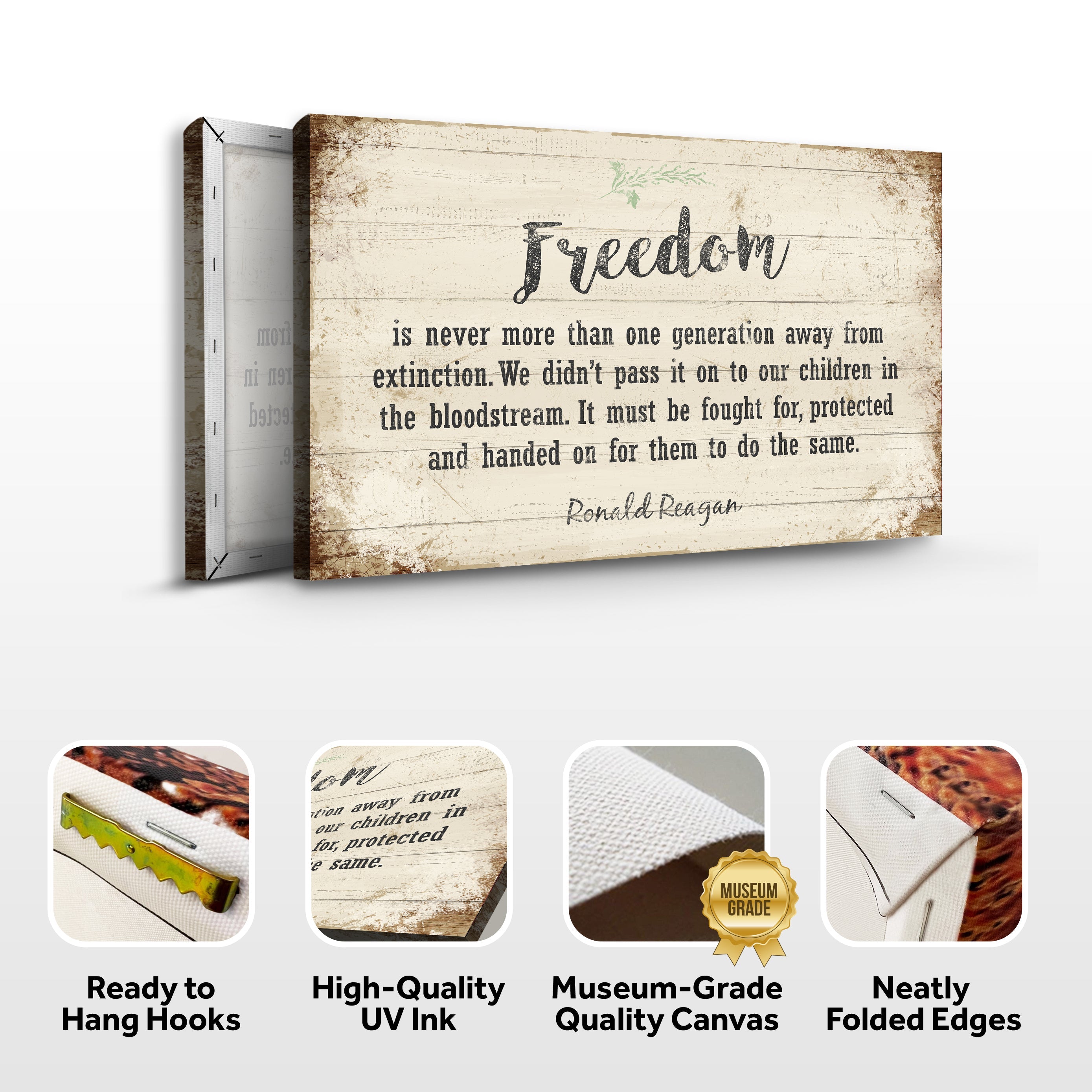 Freedom By Ronald Reagan Sign II on sale at MyriadMart