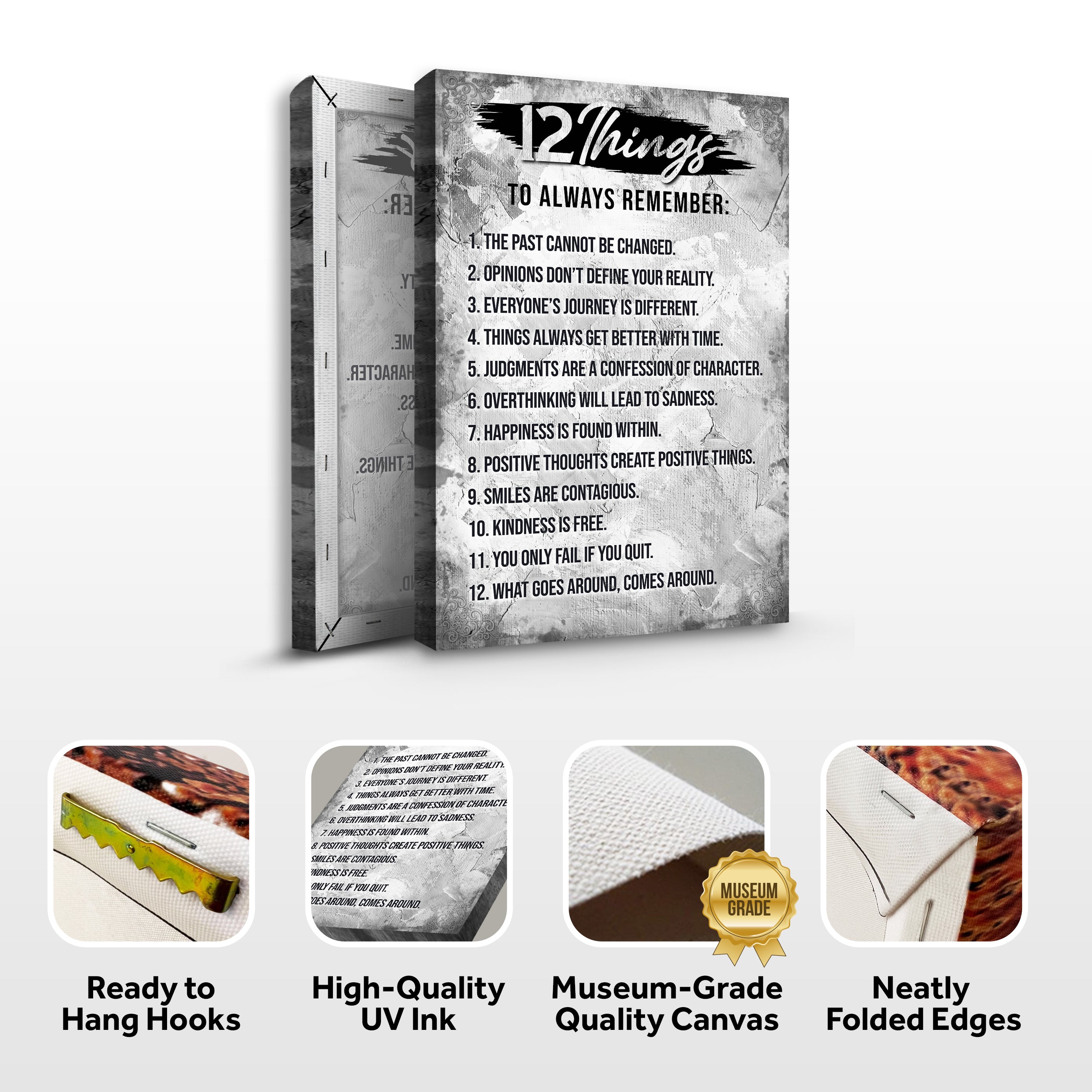 12 Things To Remember Sign on sale at MyriadMart