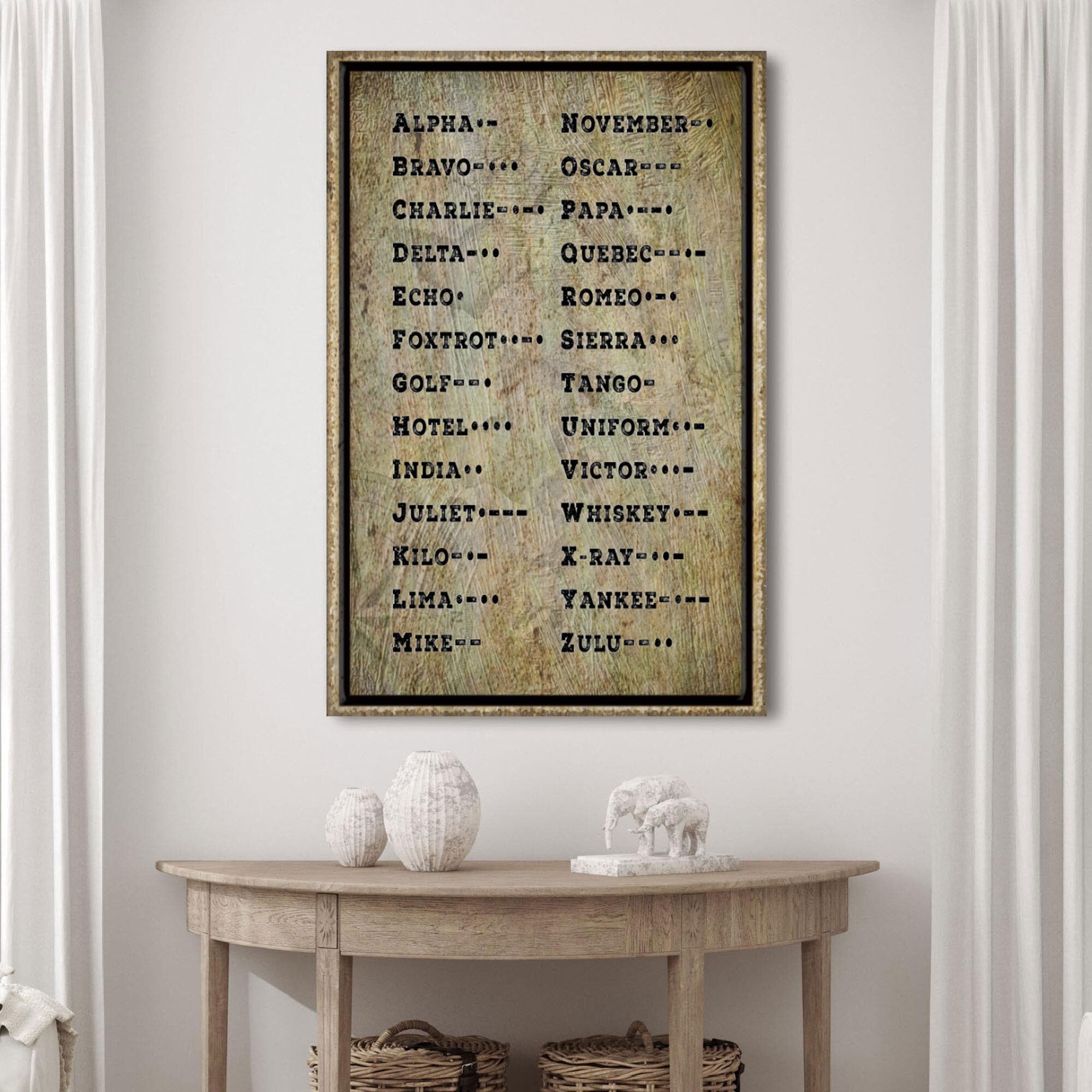 Morse Code Sign on sale at MyriadMart