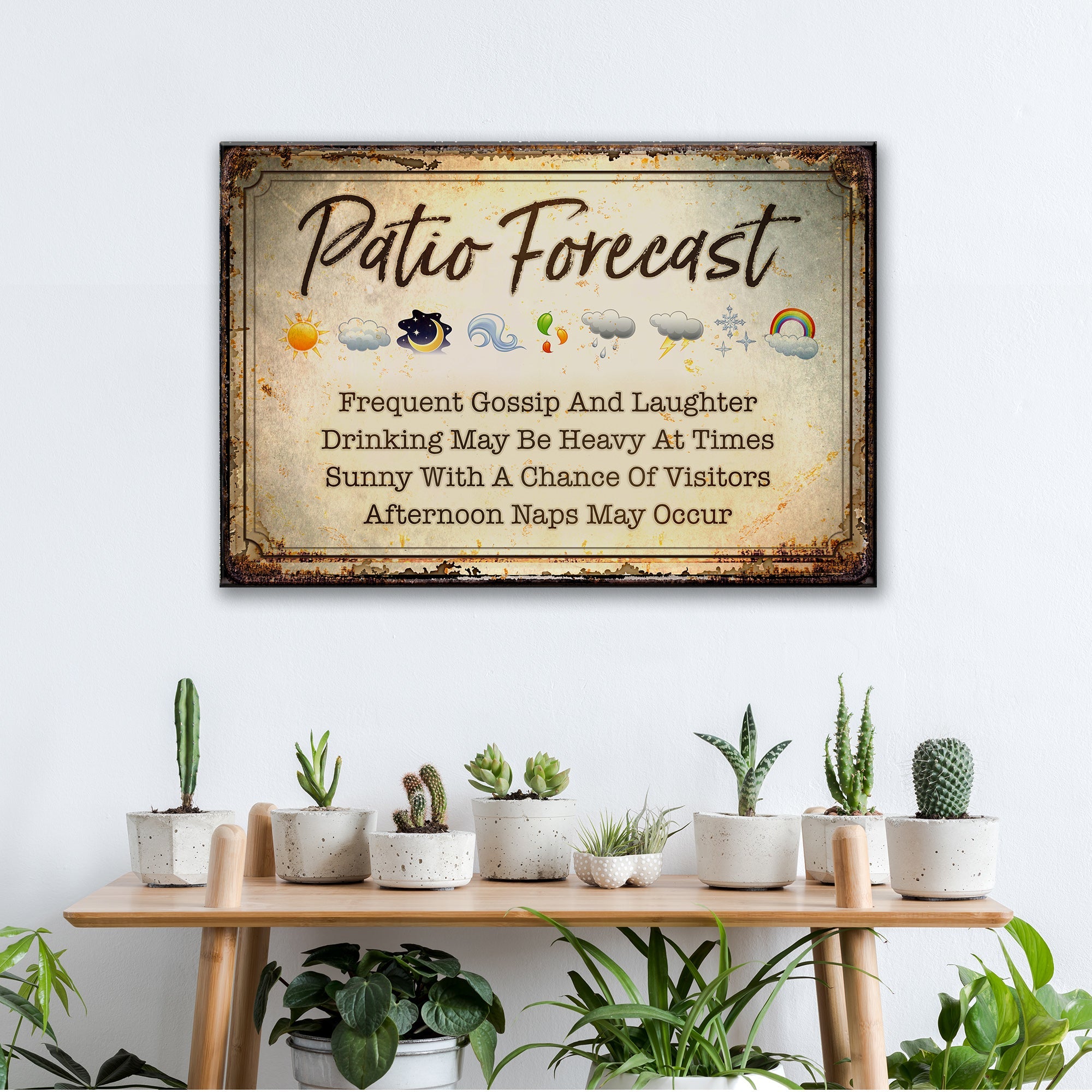 Patio Forecast Sign on sale at MyriadMart