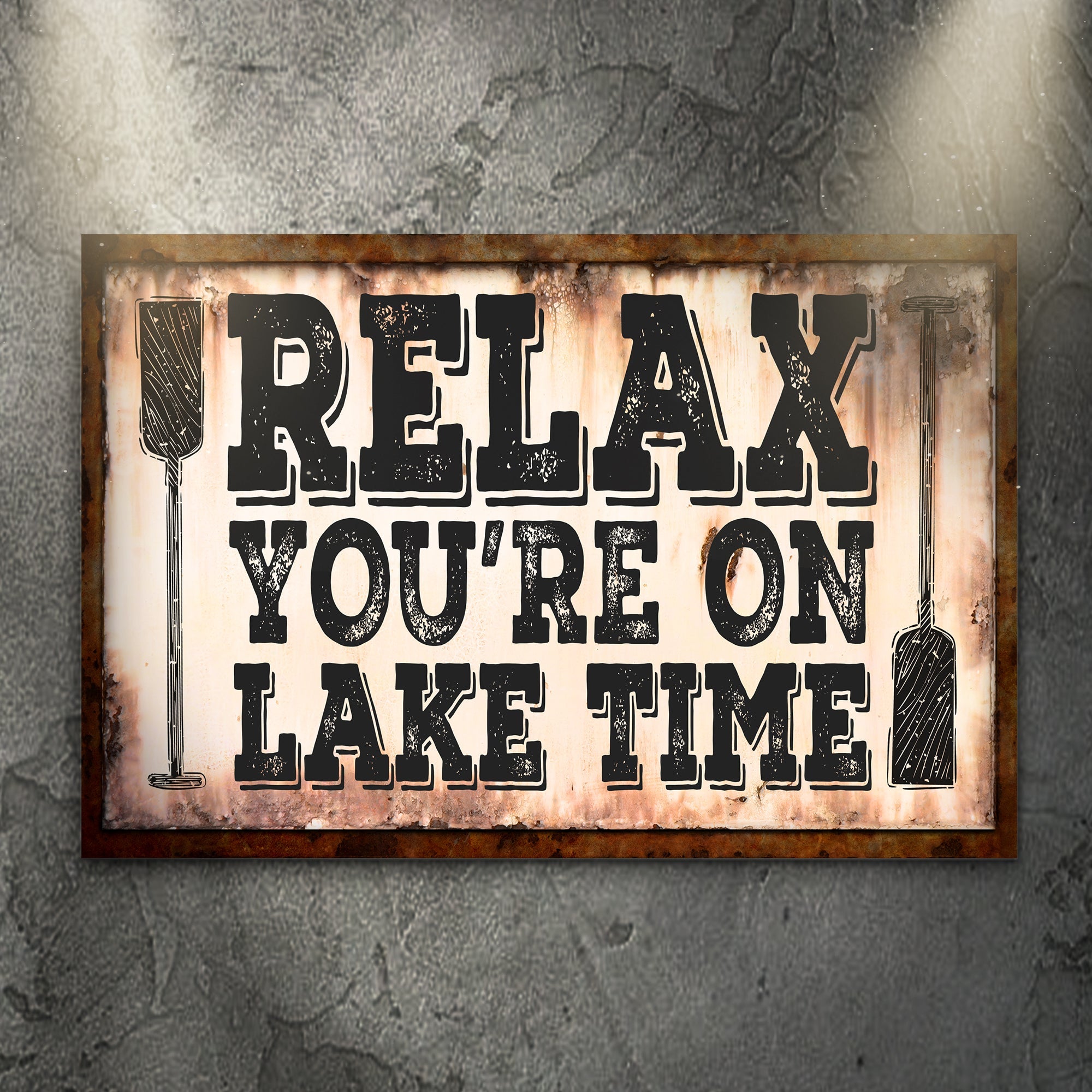 Lake Time Sign II on sale at MyriadMart