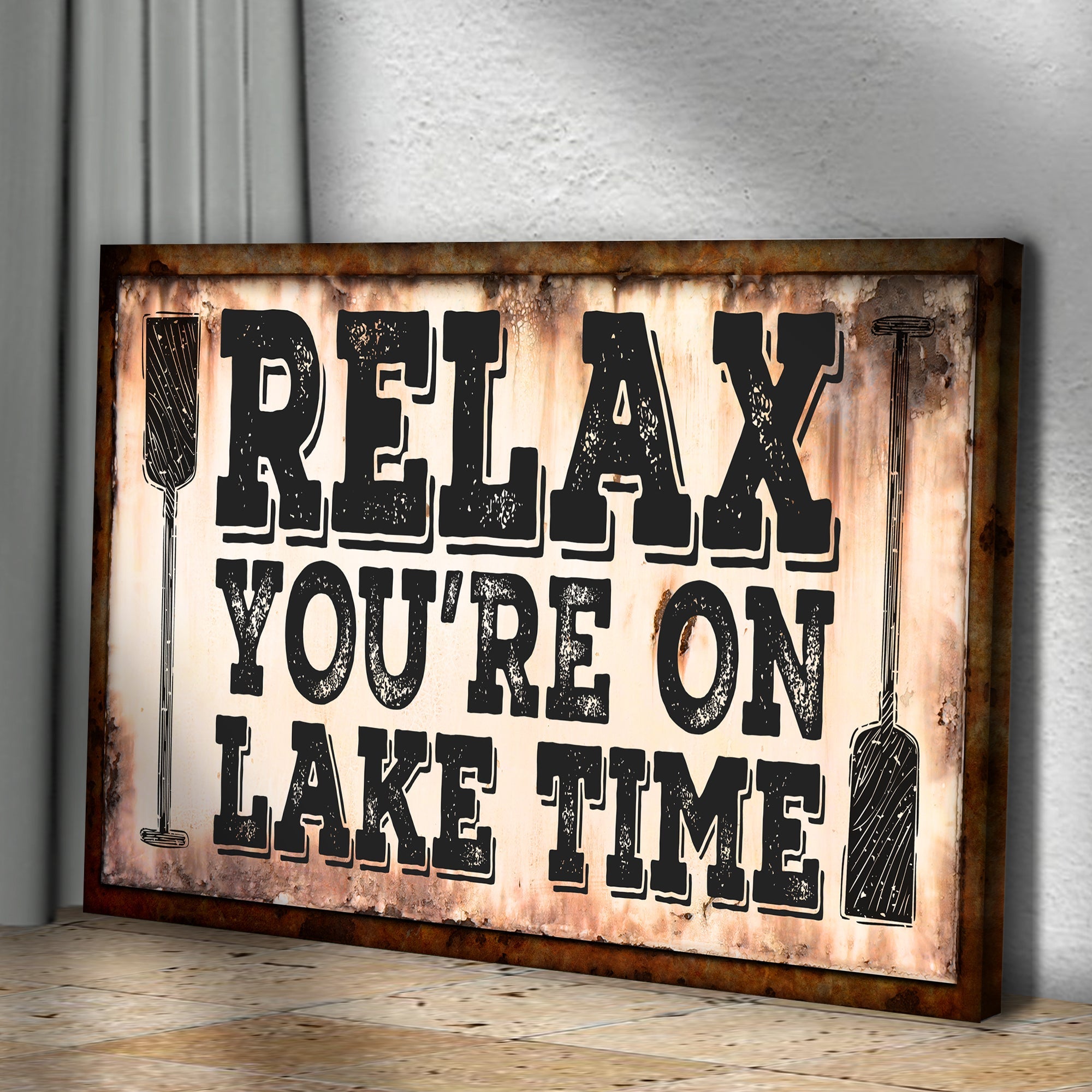 Lake Time Sign II on sale at MyriadMart