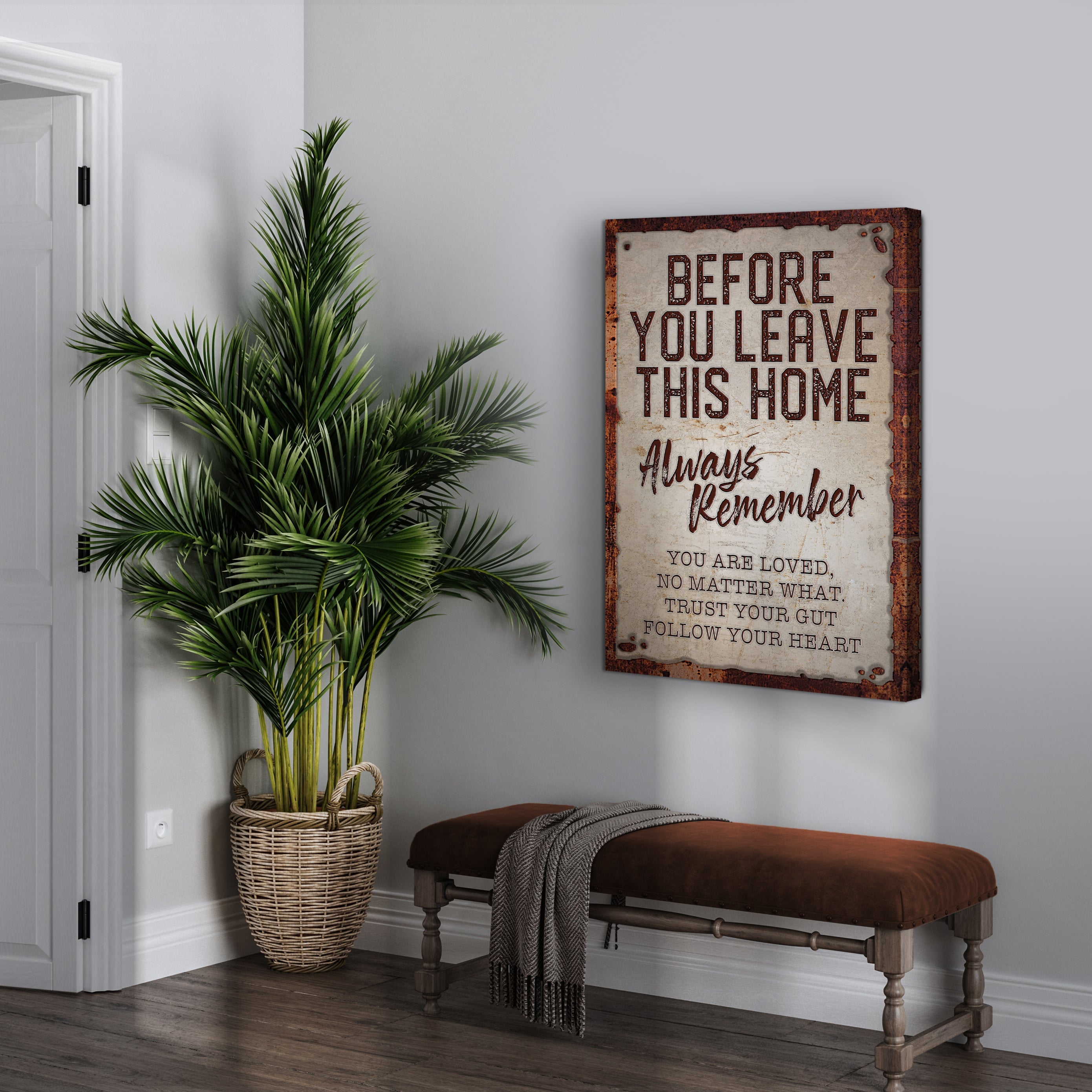 Before You Leave This Home Sign on sale at MyriadMart